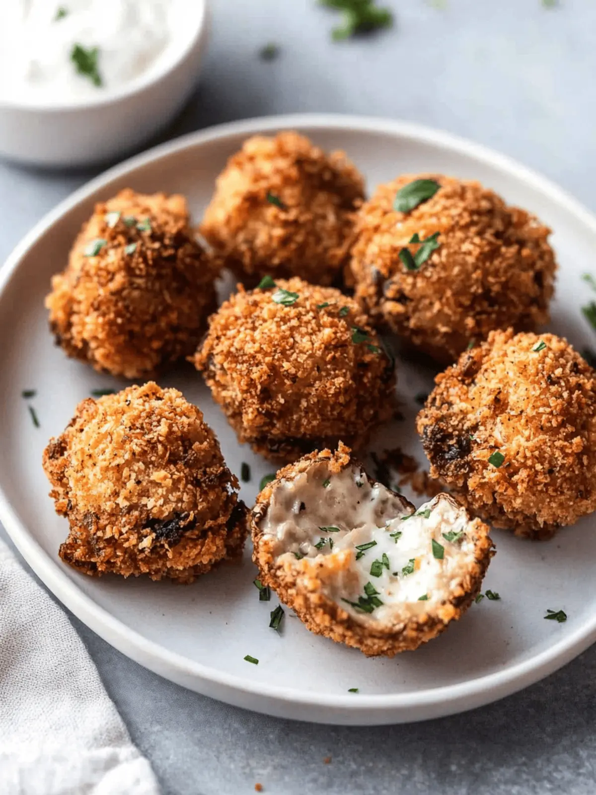 Crispy Garlic Breaded Mushrooms That Wow Your Taste Buds 2 Crispy Garlic Breaded Mushrooms
