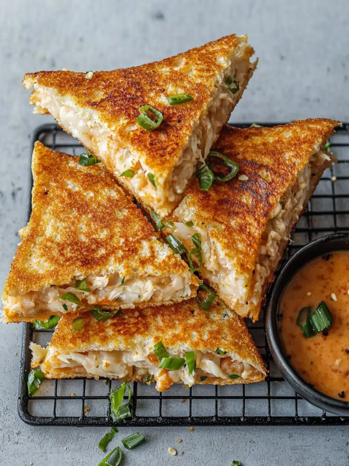 Spicy Crab Rangoon Melt: A New Twist on Comfort Food 3 Spicy Crab Rangoon Melt