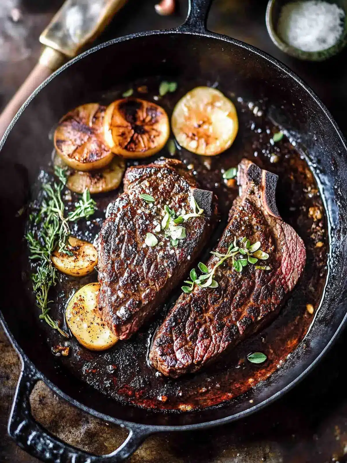 Savor Vegan Steak with Garlic Butter for a Flavorful Feast 3 Vegan Steak with Garlic Butter