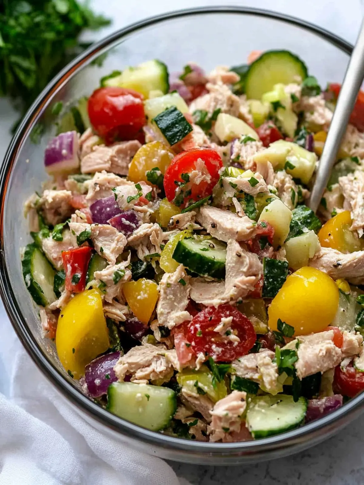 Mediterranean Tuna Salad No Mayo for a Refreshing Lunch Boost 2 Mediterranean Tuna Salad No Mayo