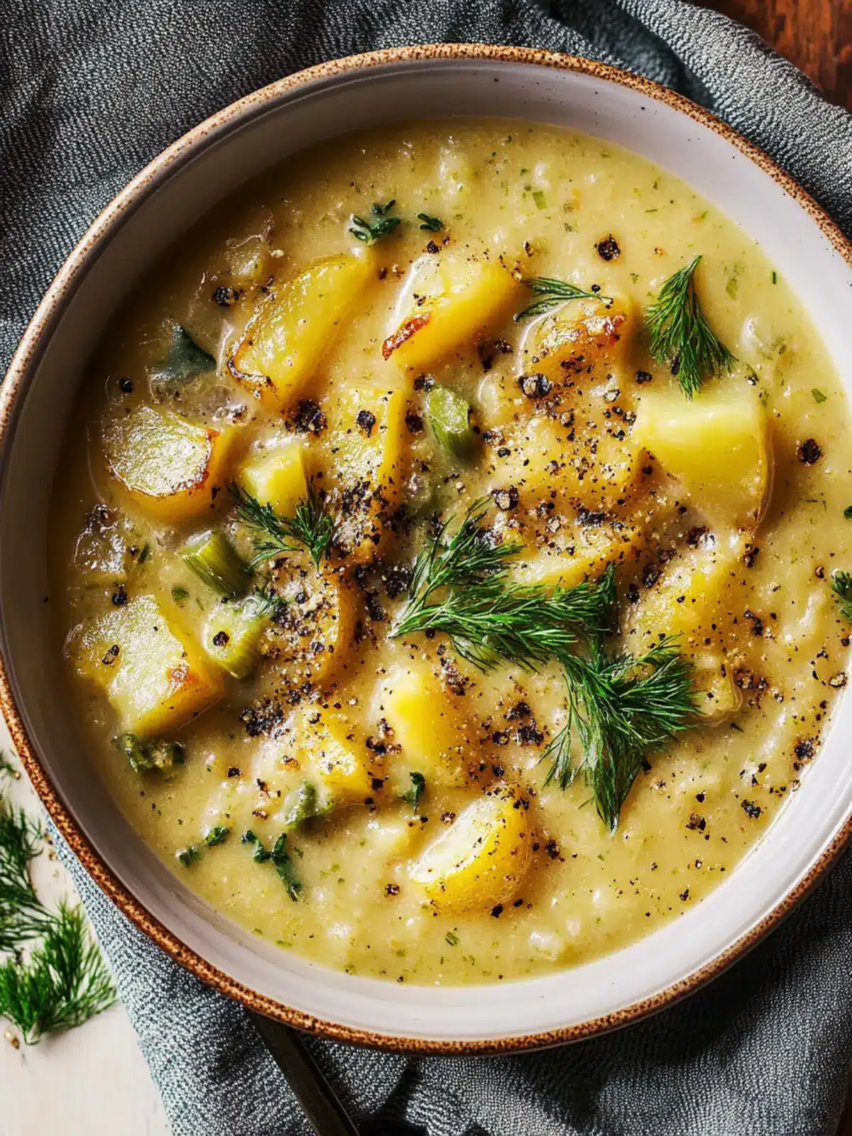 Cozy Up with Roasted Celery and Potato Soup Delight 4 Roasted Celery and Potato Soup