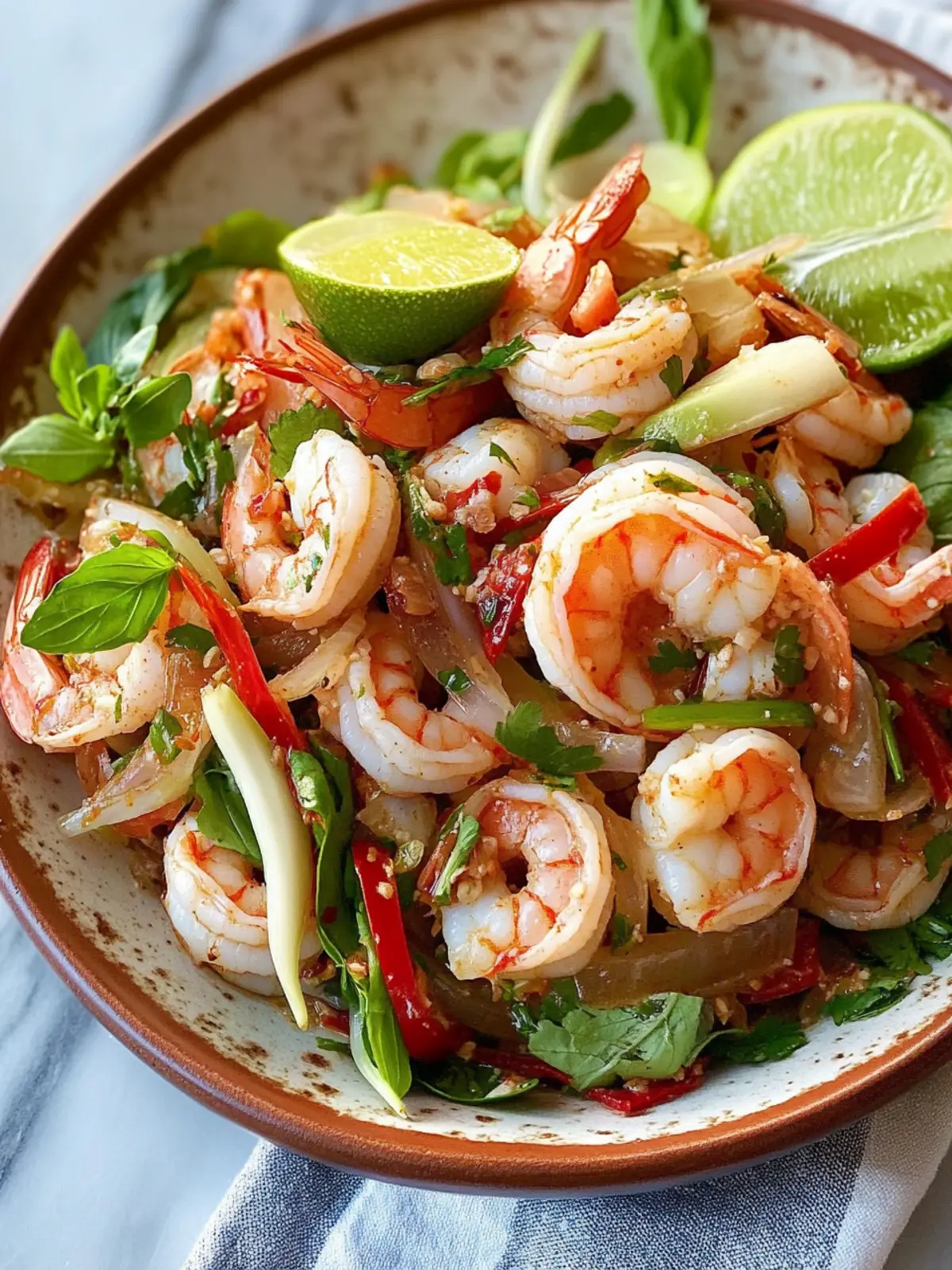 Zesty Spicy Thai Shrimp Salad (Pla Goong) in 15 Minutes 4 Spicy Thai Shrimp Salad (Pla Goong)