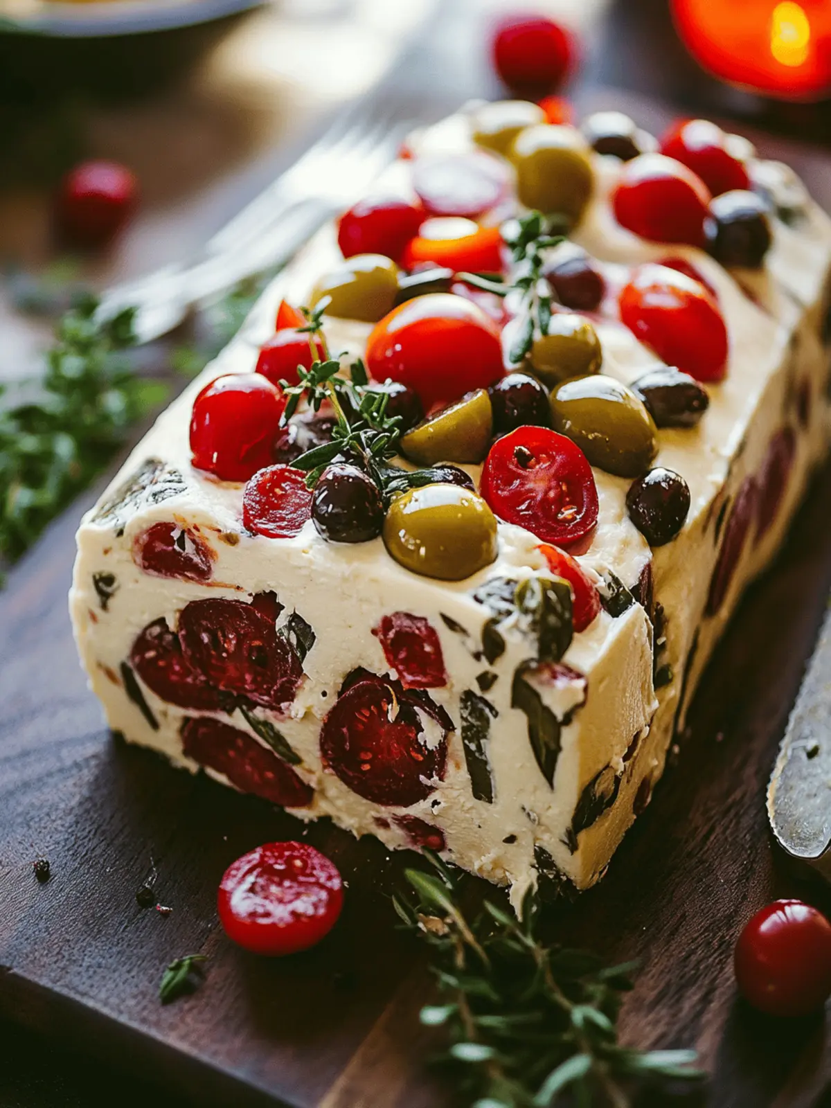 Delicious Holiday Antipasto Cream Cheese Log for Effortless Parties 3 Holiday Antipasto Cream Cheese Log