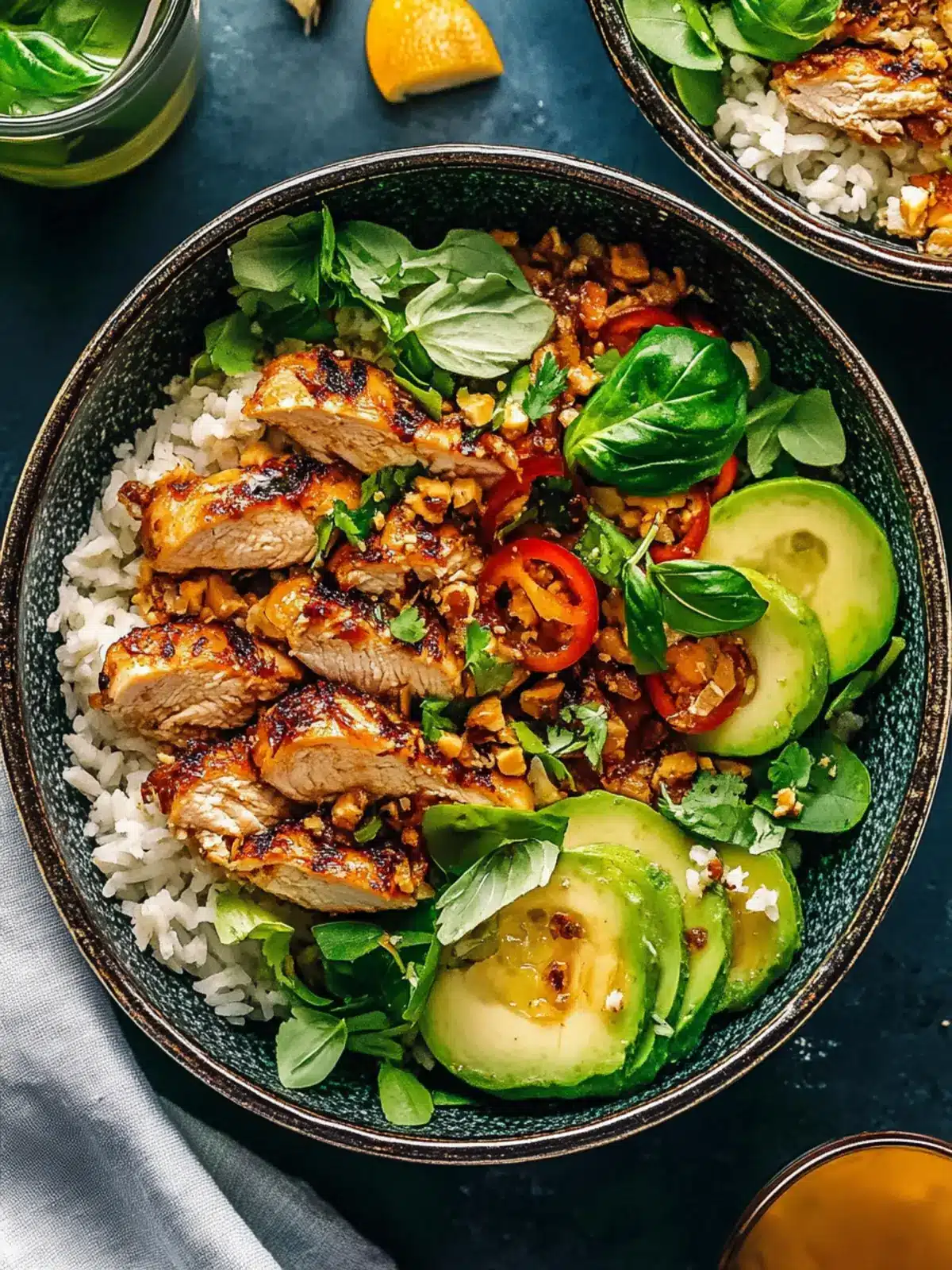 Spicy Chili Crisp Chicken Bowls Your New Favorite Dinner! 2 Chili Crisp Chicken Bowls