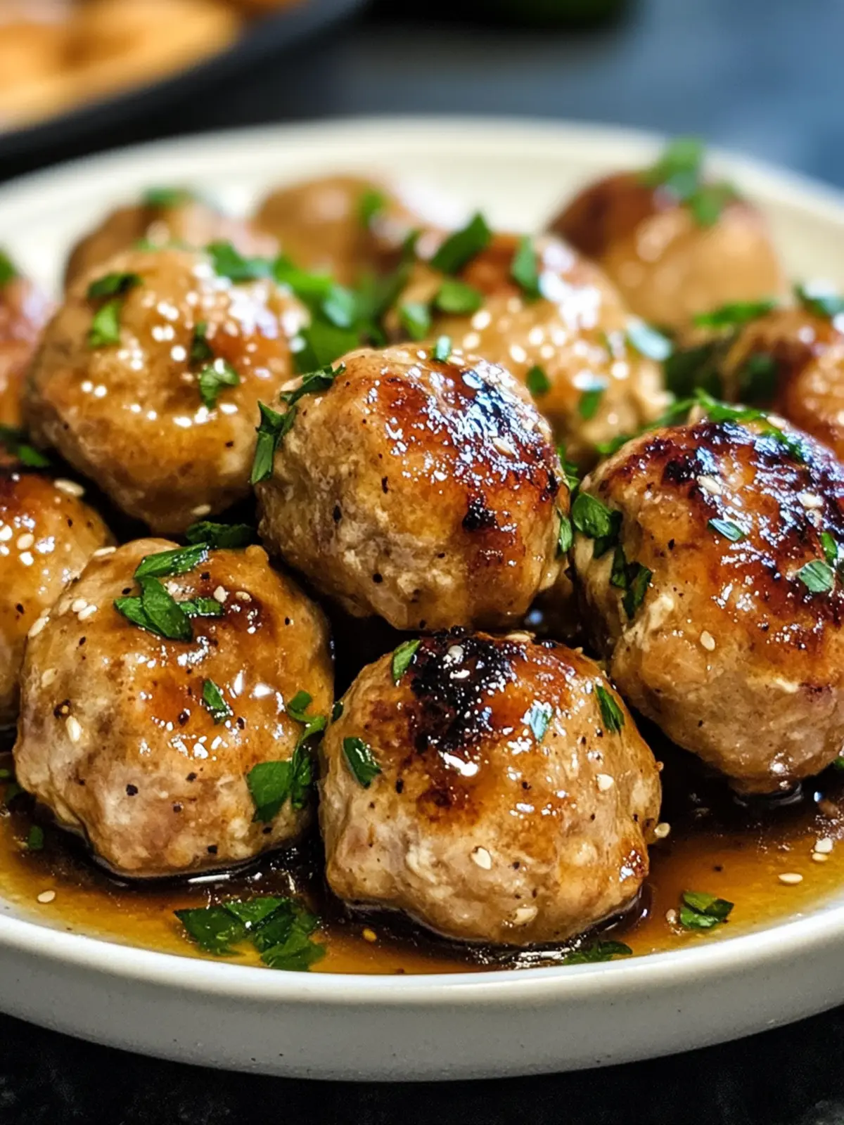 Maple Dijon Chicken Meatballs with a Sweet Twist 4 Maple Dijon Chicken Meatballs