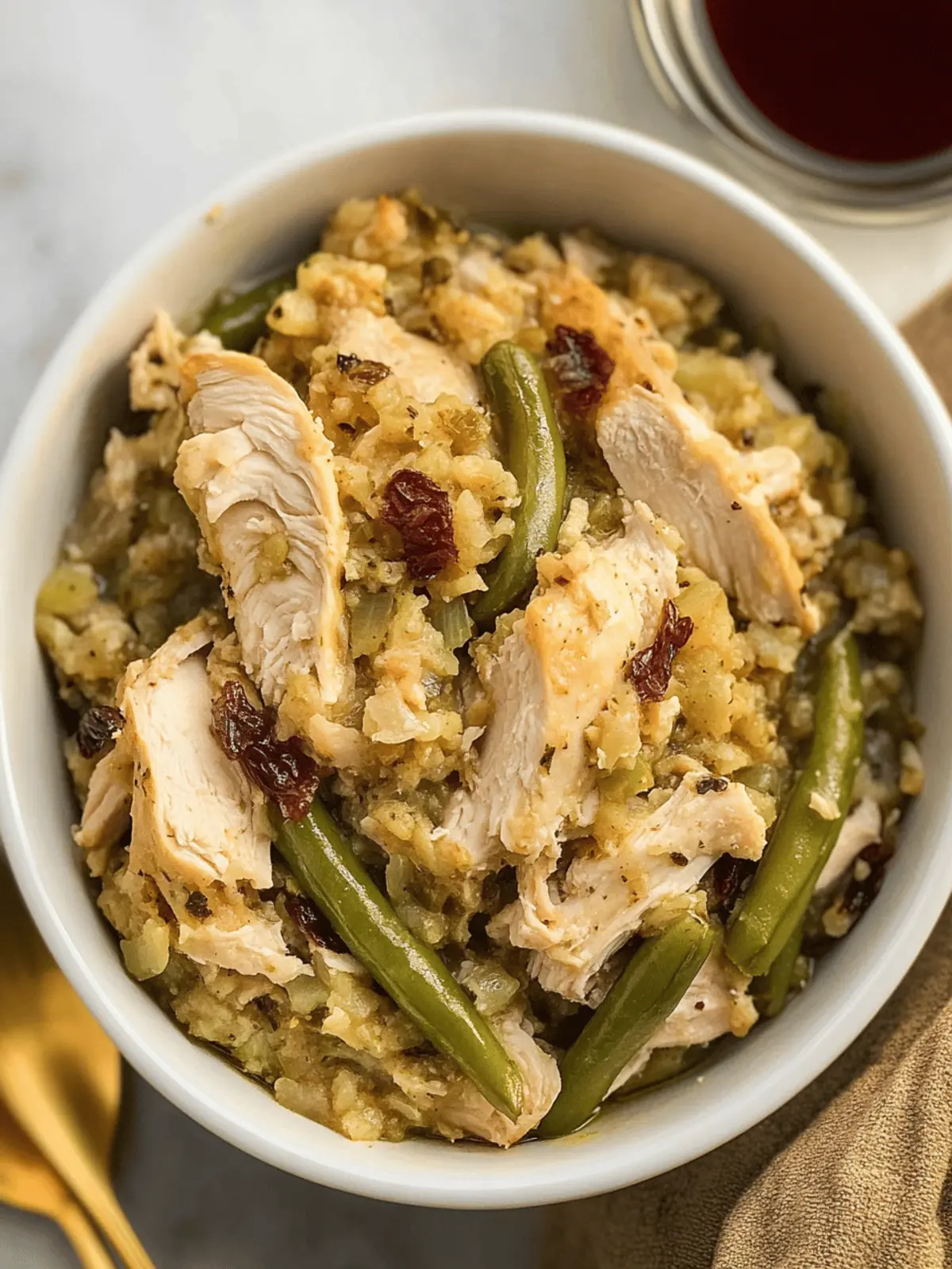 Crockpot Chicken and Stuffing with Green Beans for Easy Comfort 4 Crockpot Chicken and Stuffing with Green Beans
