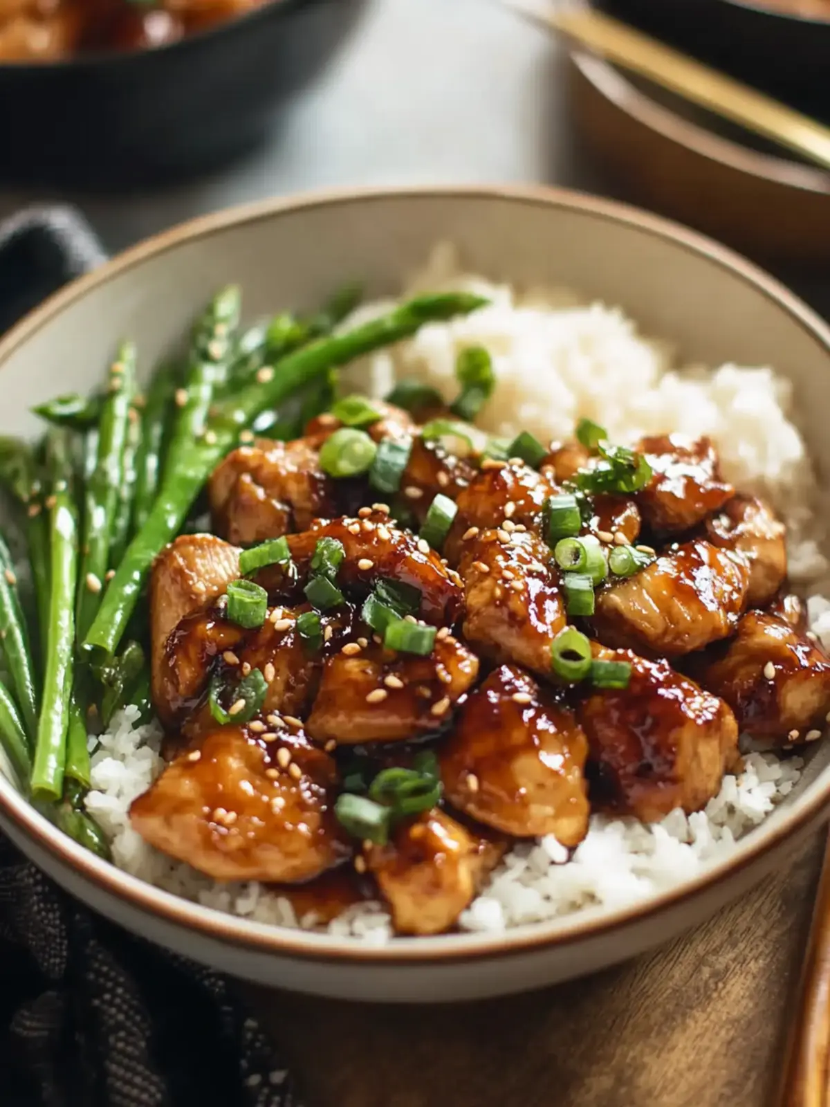 Savory Honey Garlic Chicken with Crisp Green Beans in 35 Minutes 4 Honey Garlic Chicken