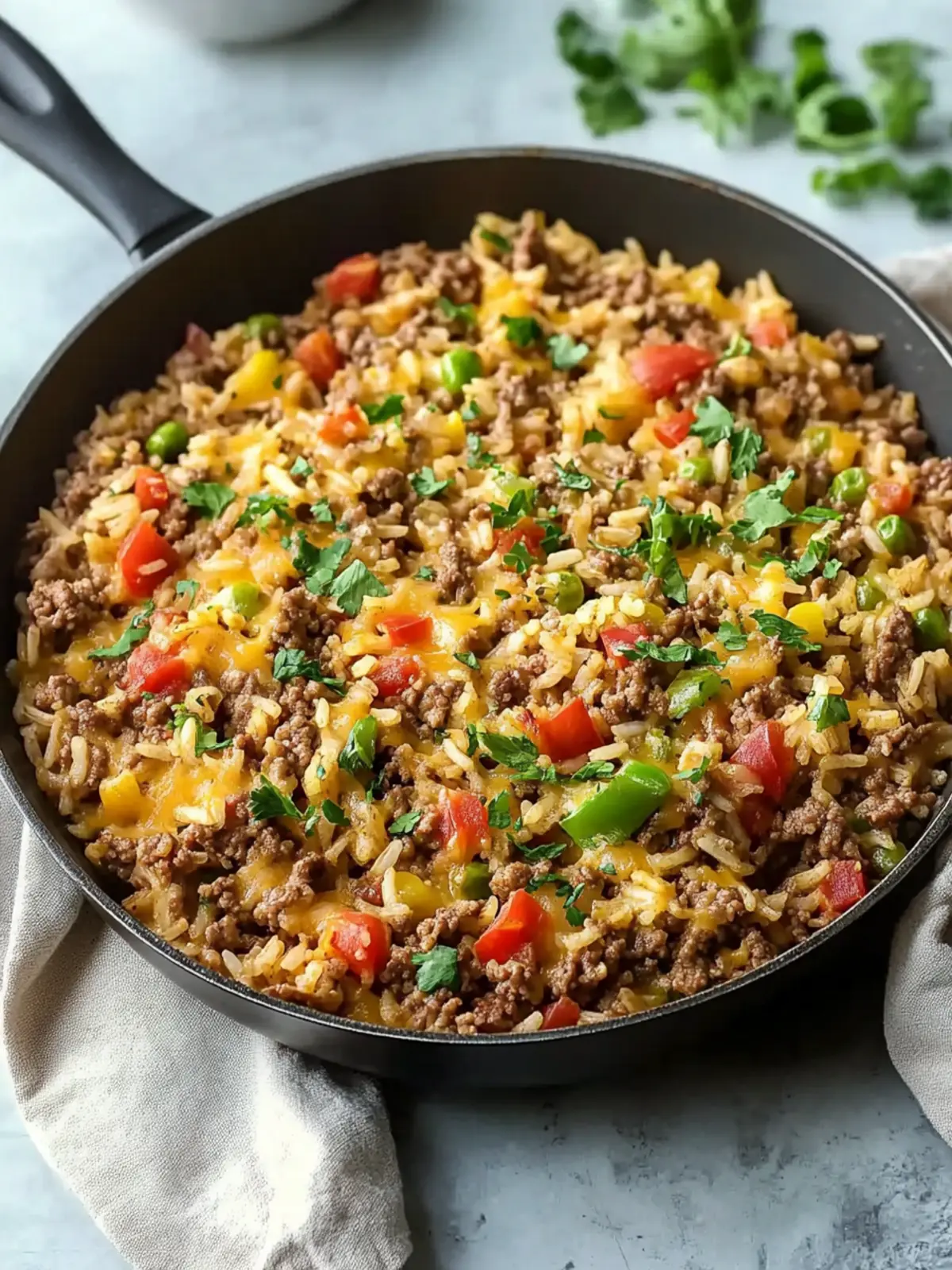 Ground Beef and Rice Skillet: Your New Favorite One-Pan Meal 3 Ground Beef And Rice Skillet