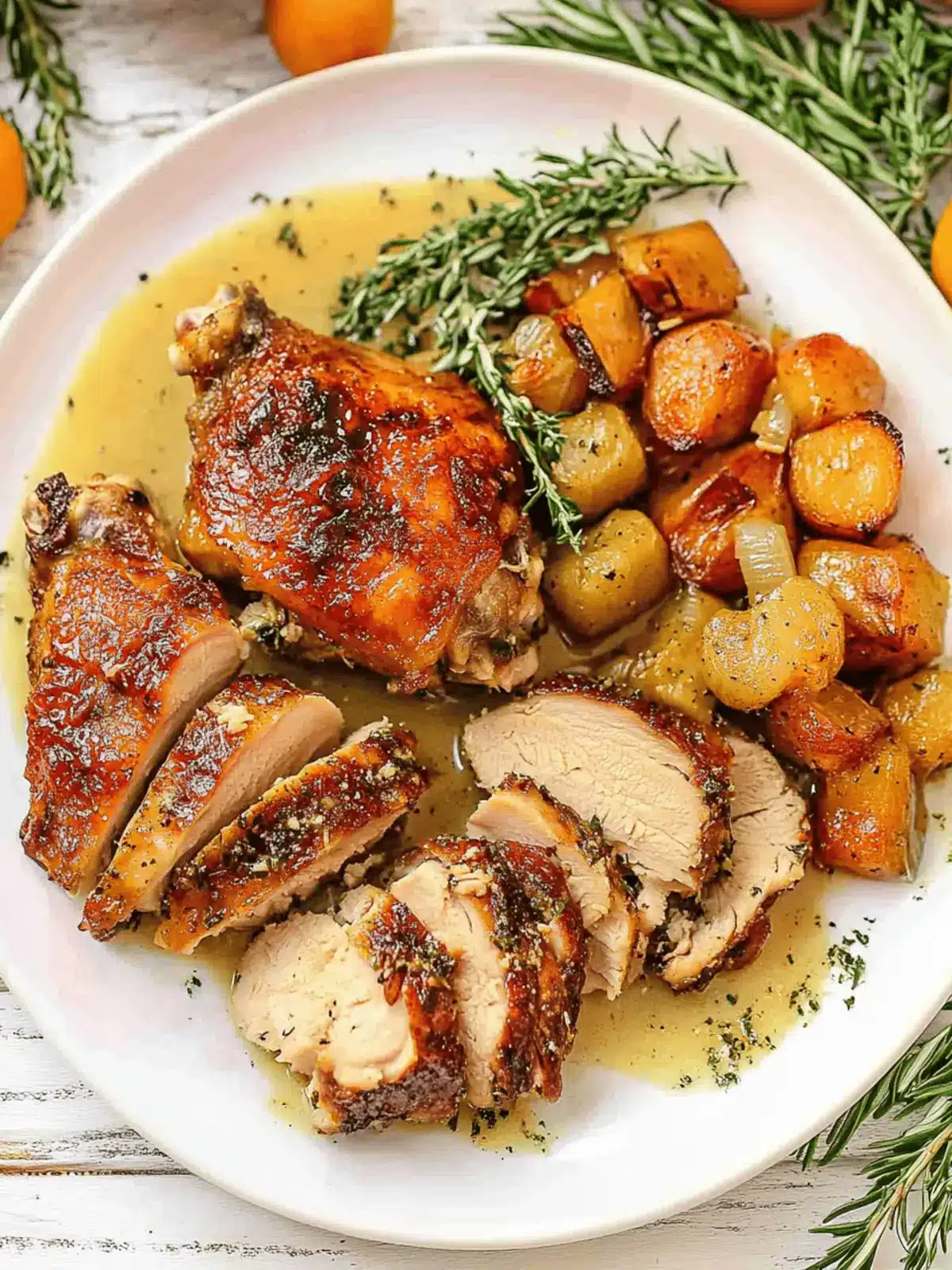 Savory Maple Mustard Roasted Turkey Thighs Everyone Will Love 3 Maple Mustard Roasted Turkey Thighs