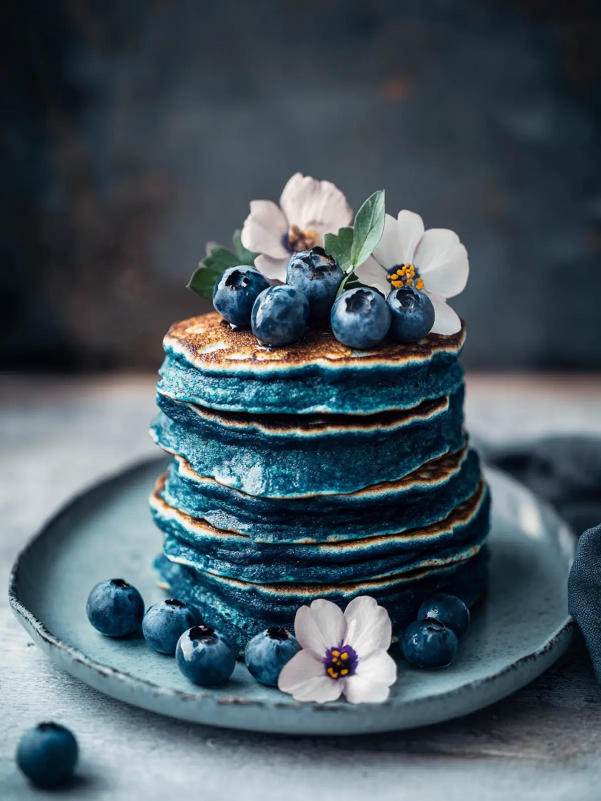 Fluffy Blue Spirulina Keto-Paleo Pancakes You ll Crave 4 Blue Spirulina Keto-Paleo Pancake