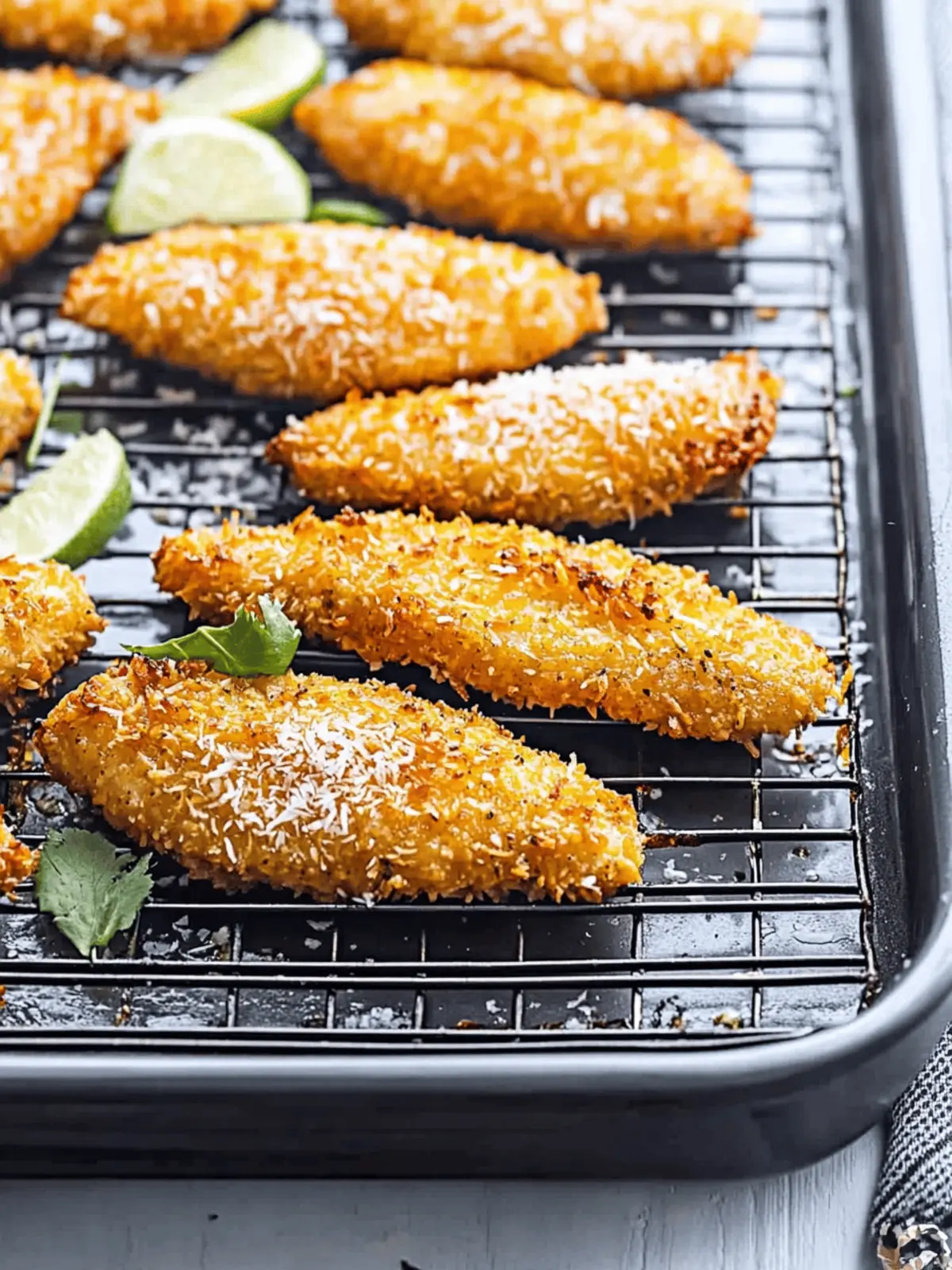Crispy Coconut Chicken Tenders That Everyone Will Love 3 Coconut Chicken