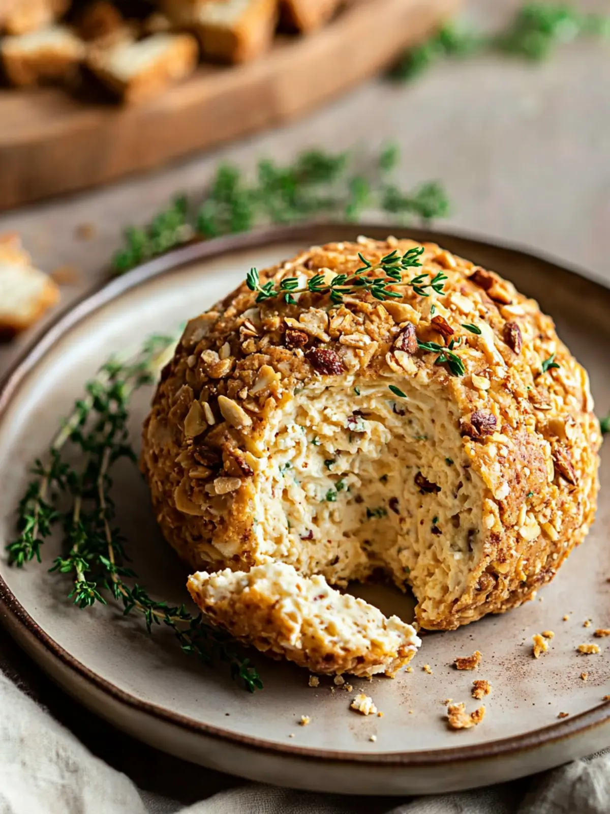 Irresistible Vegan Cheese Ball Everyone Will Love 2 Vegan Cheese Ball