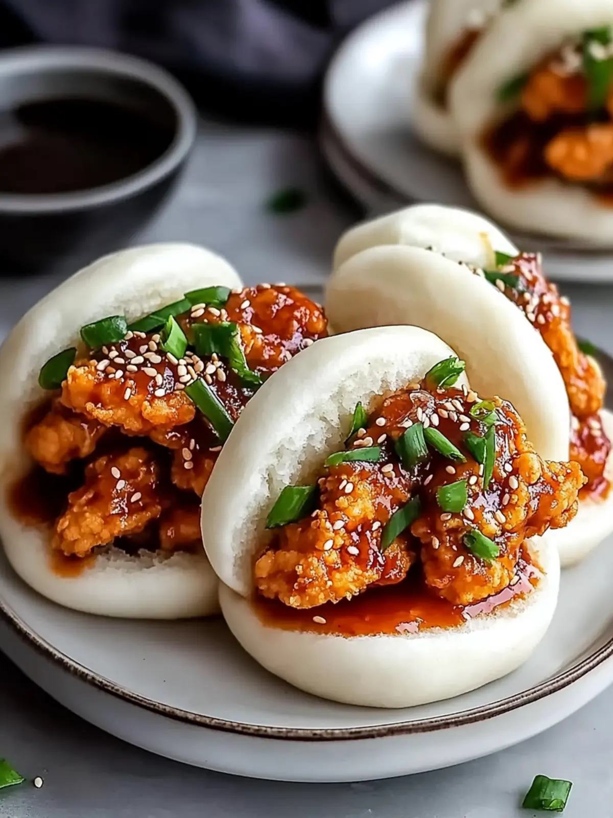 Crispy Korean Fried Chicken Bao Buns for Epic Comfort Food 4 Korean Fried Chicken Bao Buns