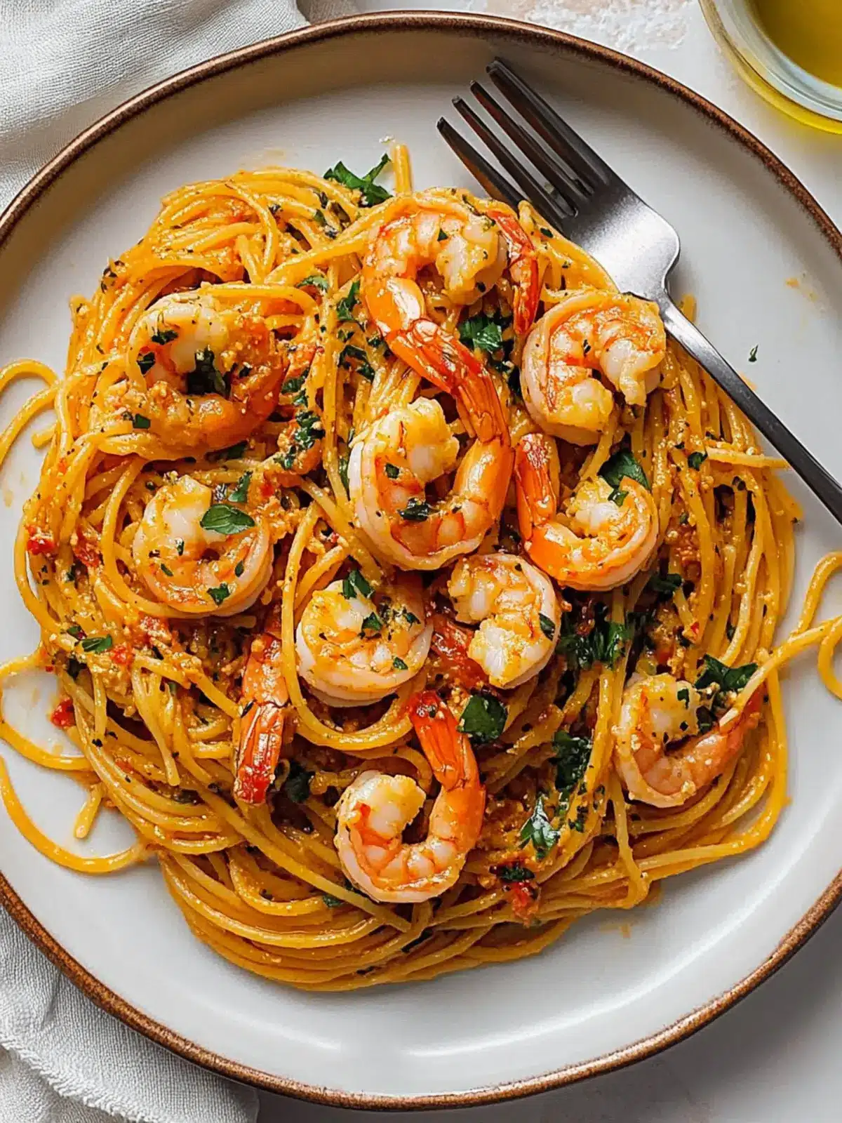 Garlic Prawn Spaghetti With Zesty Spring Onion Bliss 3 Garlic Prawn Spaghetti