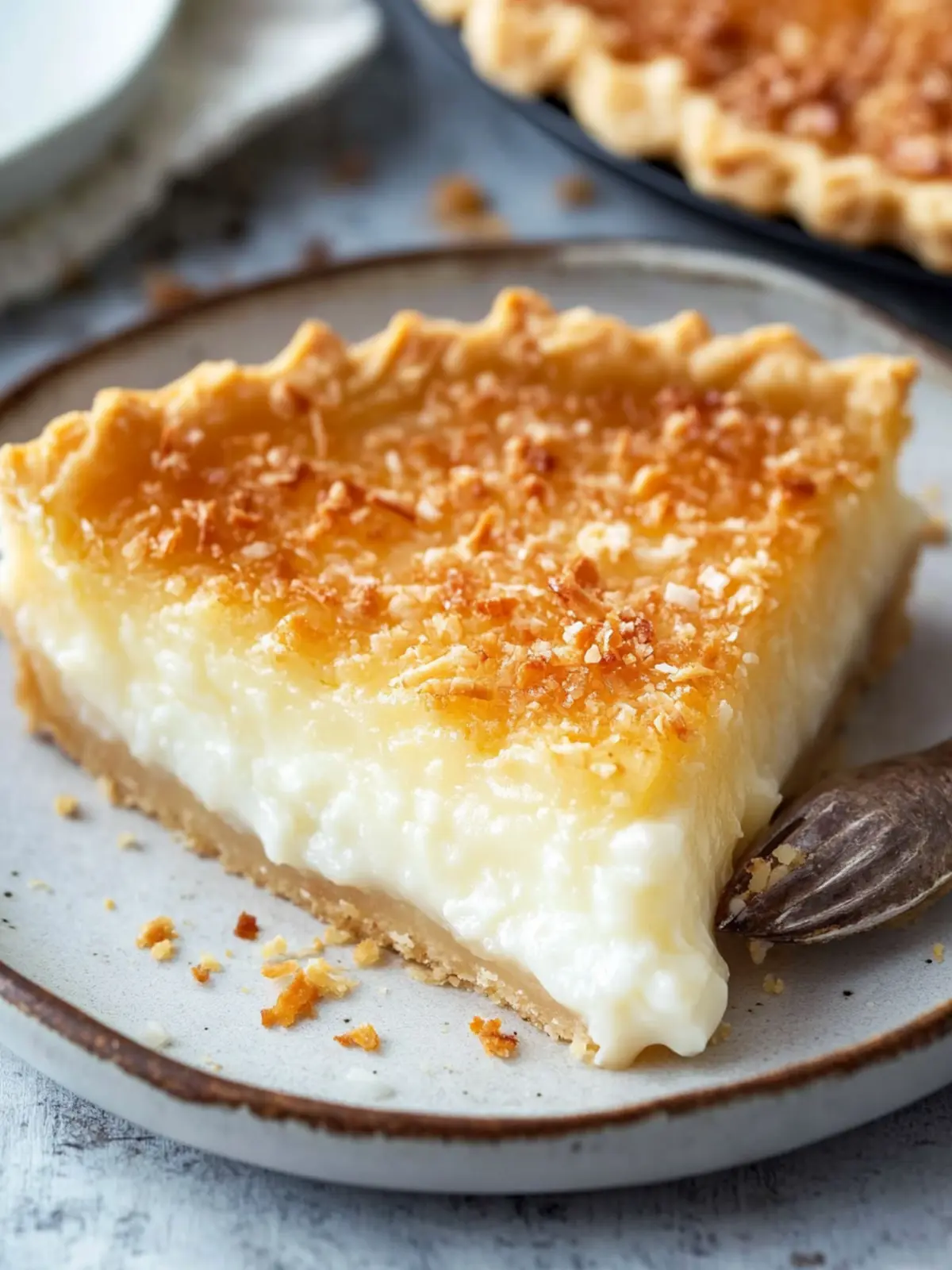 Effortless Impossible Coconut Pie with Self-Creating Crust 4 Impossible Coconut Pie