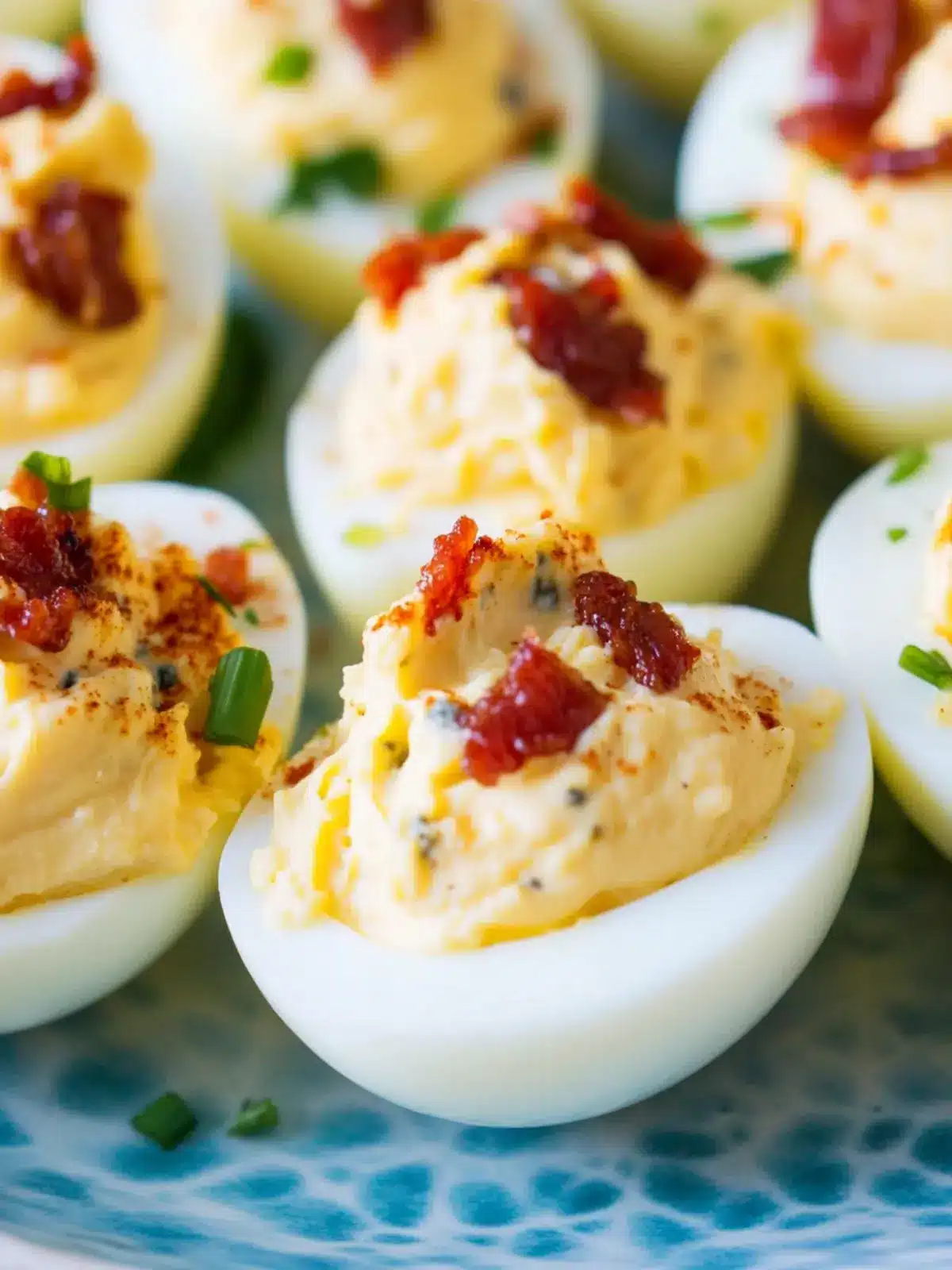 Mouthwatering Bacon Blue Cheese Deviled Eggs Recipe You ll Love 4 Bacon Blue Cheese Deviled Eggs