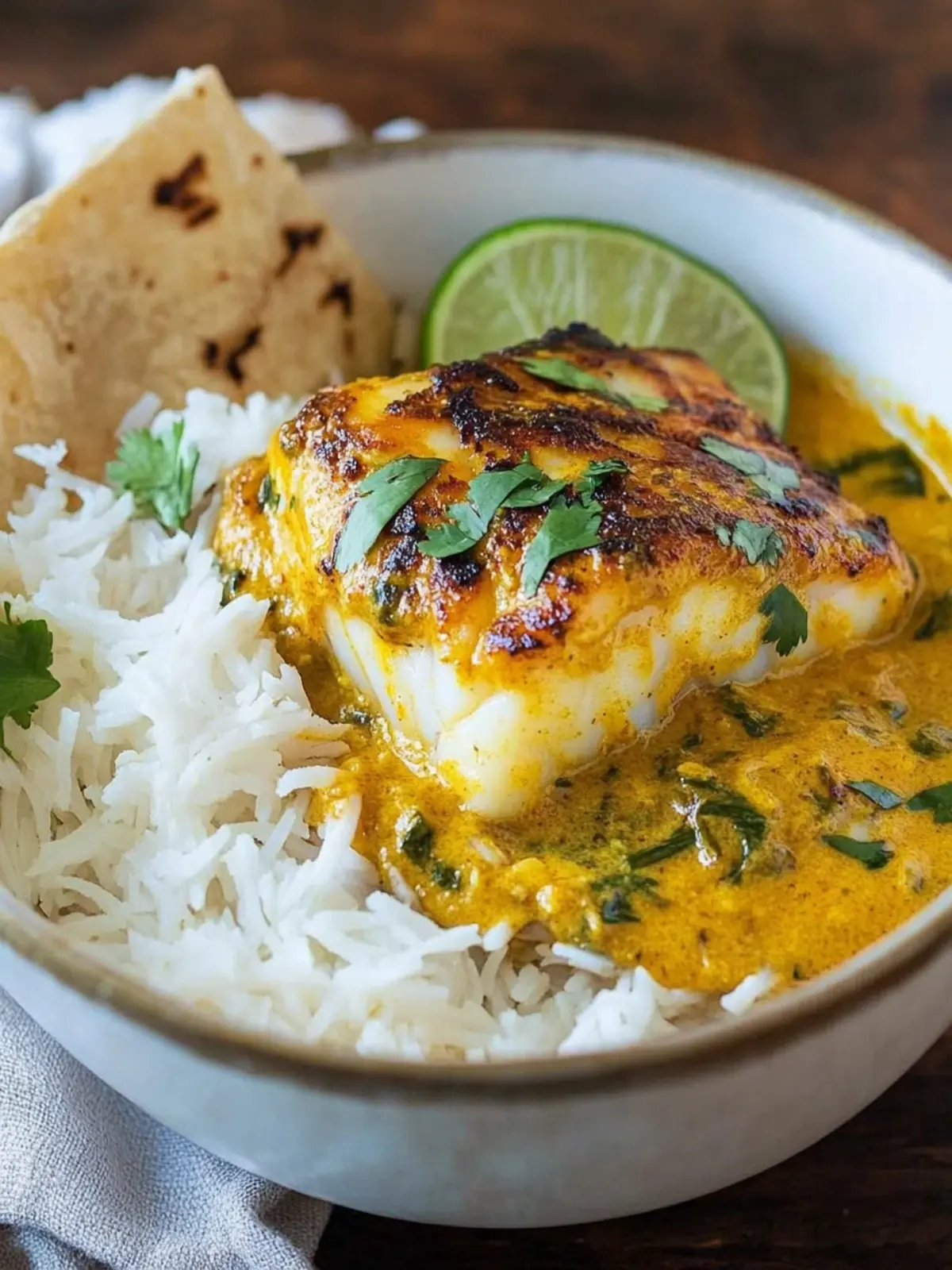 Irresistible South Indian Style Coconut Cod Curry with Saffron Butter 3 South Indian Style Coconut Cod Curry With Saffron Butter