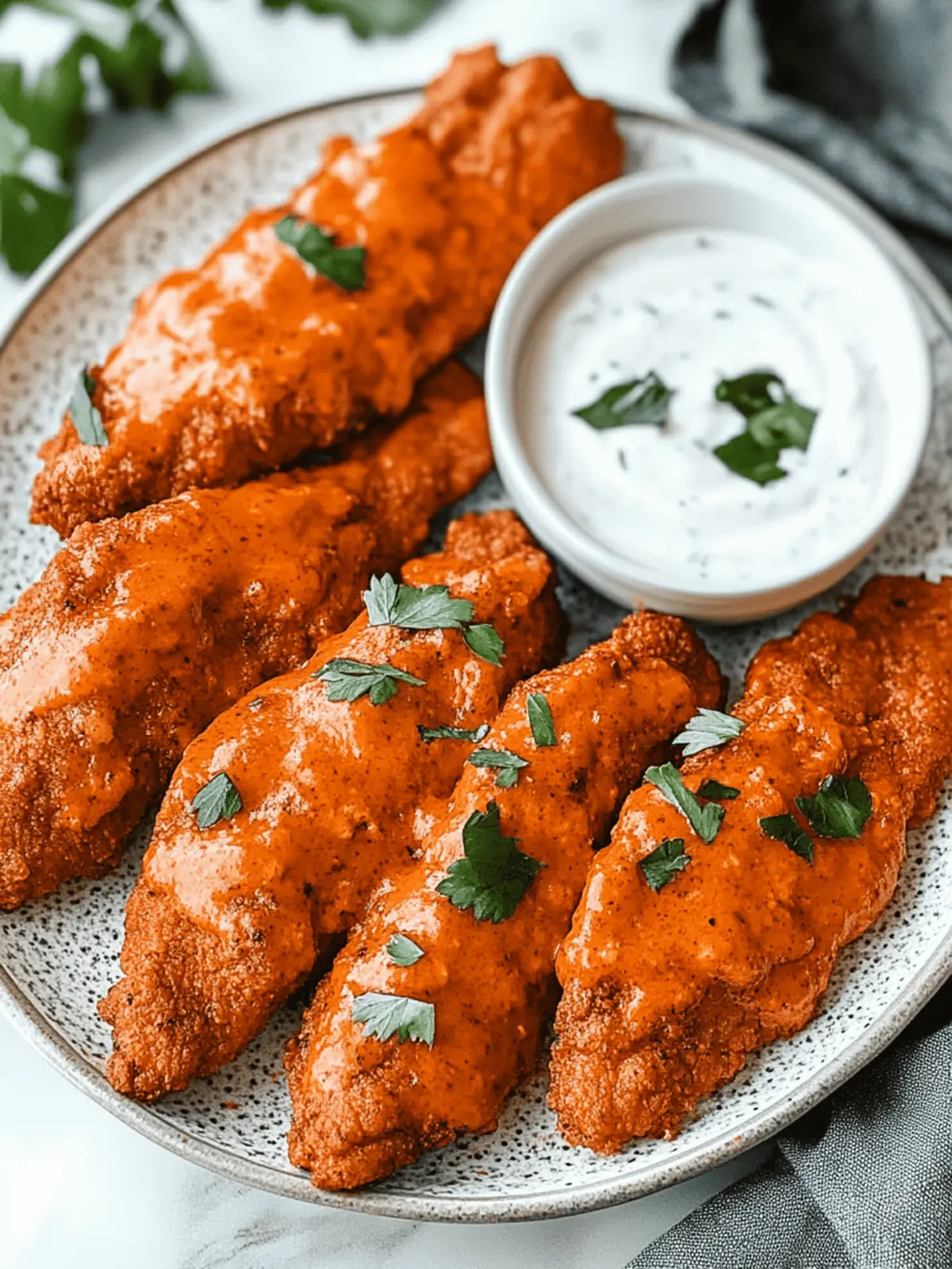 Baked Buffalo Chicken Tenders: Crispy, Guilt-Free Delight 2 Baked Buffalo Chicken Tenders
