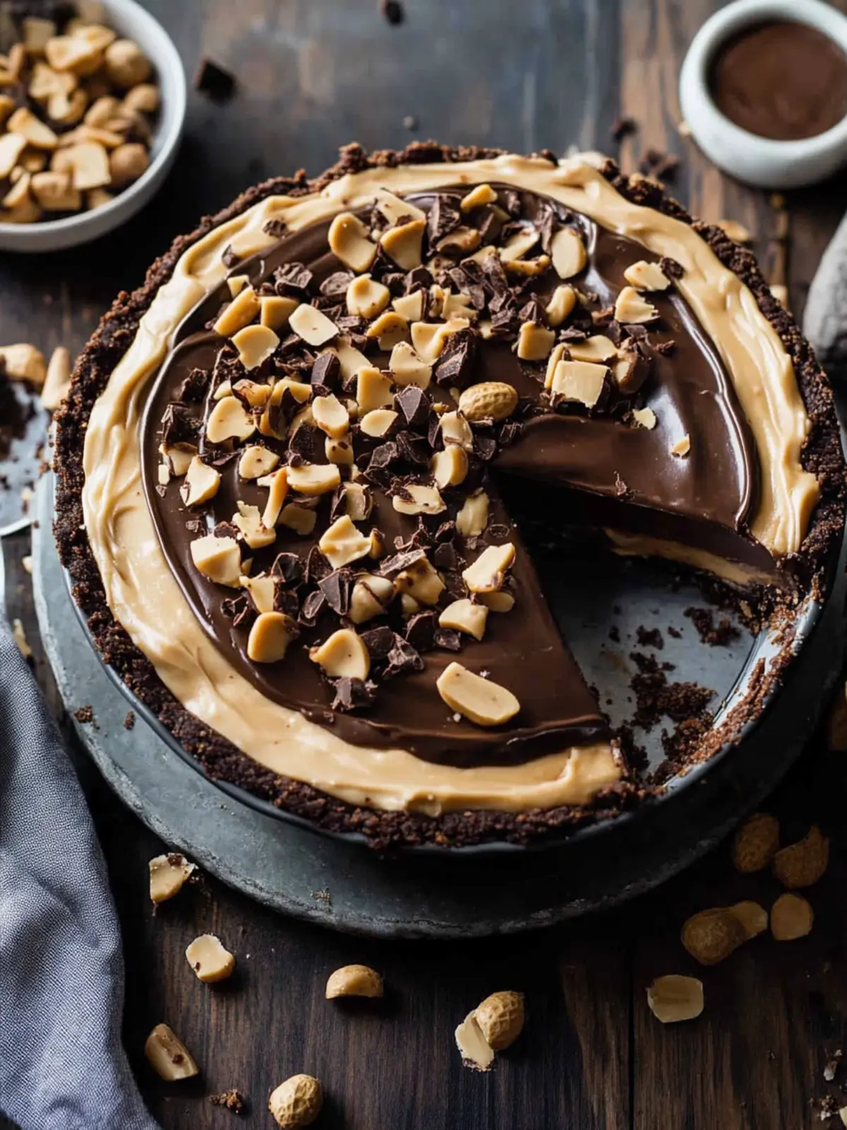 Indulge in Heavenly Chocolate Peanut Butter Pie Magic 3 Chocolate Peanut Butter Pie