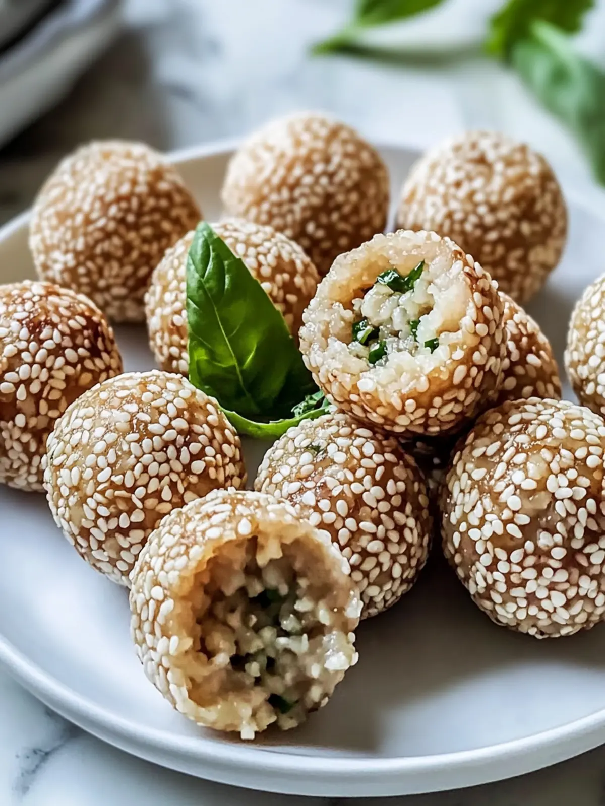 Tasty Vietnamese Sesame Balls Snack: A Crunchy Delight! 3 Tasty Vietnamese Sesame Balls Snack