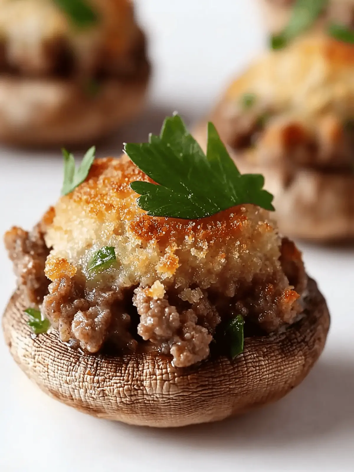 Delicious Savory Ground Beef Stuffed Mushrooms for Any Occasion 3 Savory Ground Beef Stuffed Mushrooms