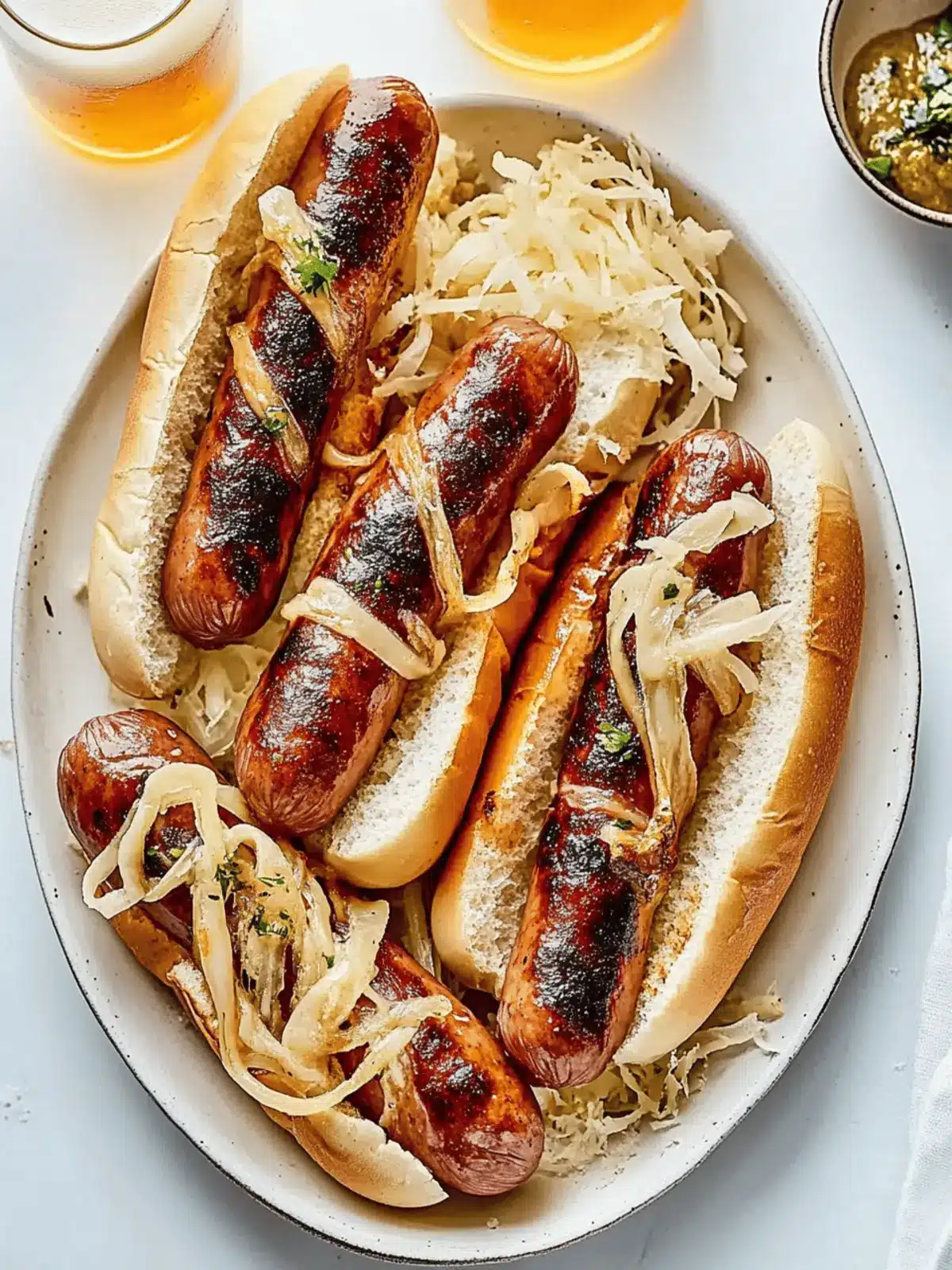 Grill Up Flavorful Beer Brats with Custom Toppings Today 3 Beer Brats