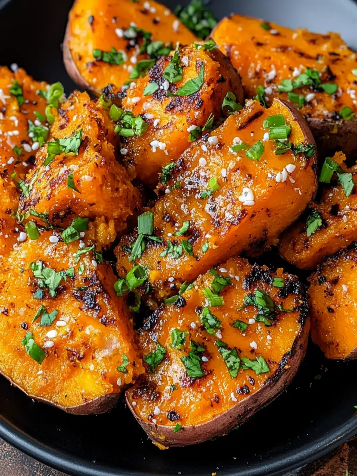 Sweet & Spicy Smashed Sweet Potatoes for a Bold Side Dish 3 Sweet & Spicy Smashed Sweet Potatoes