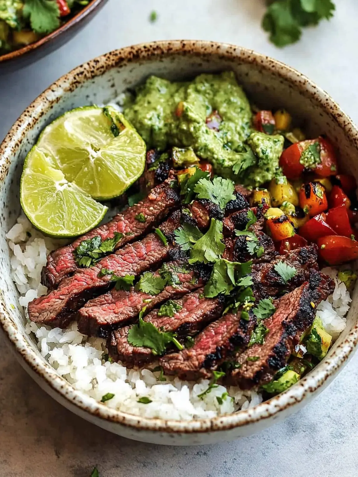 Cilantro Lime Steak Bowls: A Flavorful Twist for Dinner 4 Cilantro Lime Steak Bowls