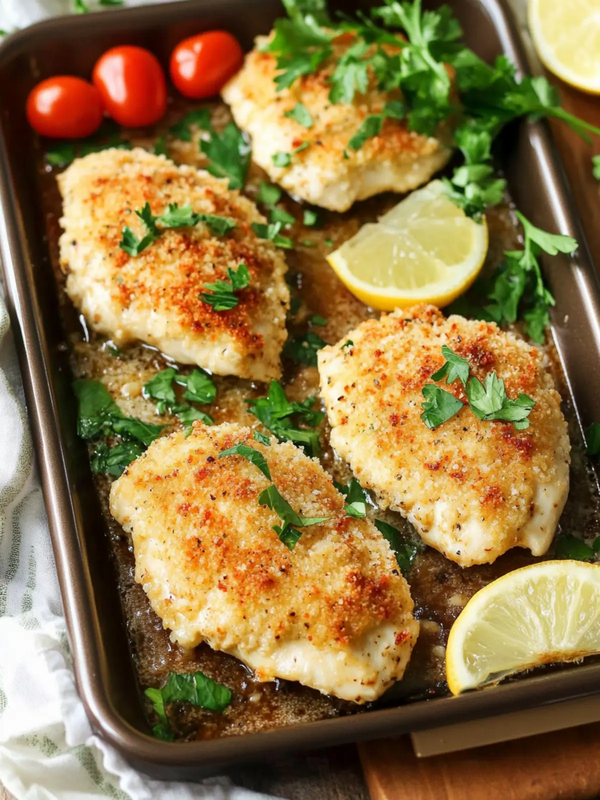Baked Parmesan Ranch Chicken: Crunchy, Flavor-Packed Delight 2 Baked Parmesan Ranch Chicken