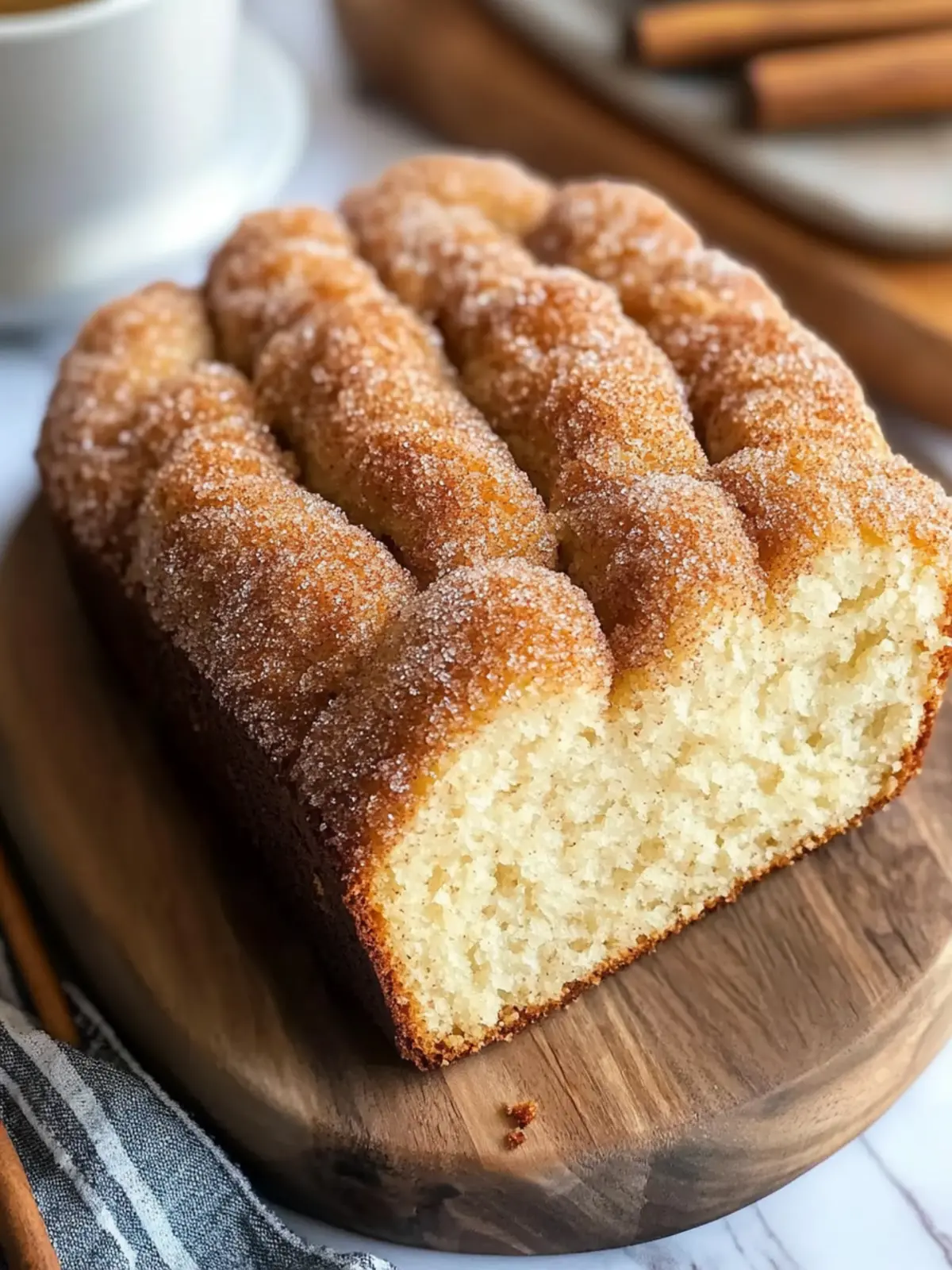 Cozy Cinnamon Sugar Donut Bread: Your New Favorite Bake 3 Cozy Cinnamon Sugar Donut Bread