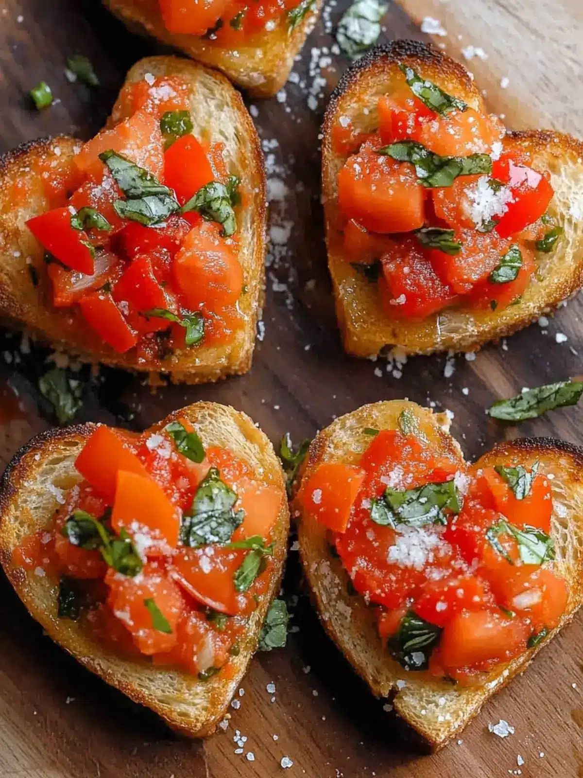 Delicious Heart Shaped Bruschetta for Your Next Celebration 4 Heart Shaped Bruschetta
