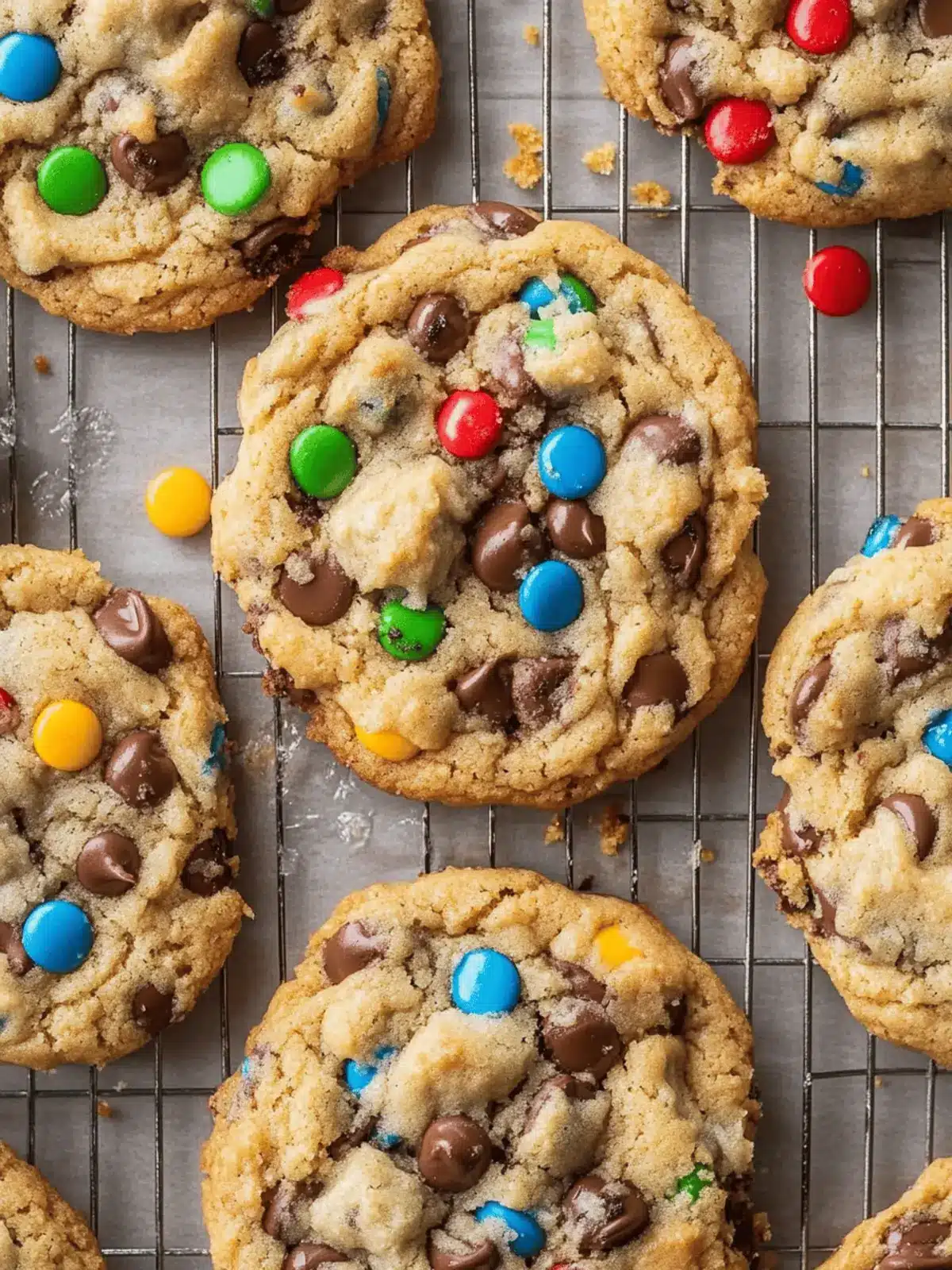 Yummy Monster Cookies Packed with Peanut Butter Bliss 4 Monster Cookies