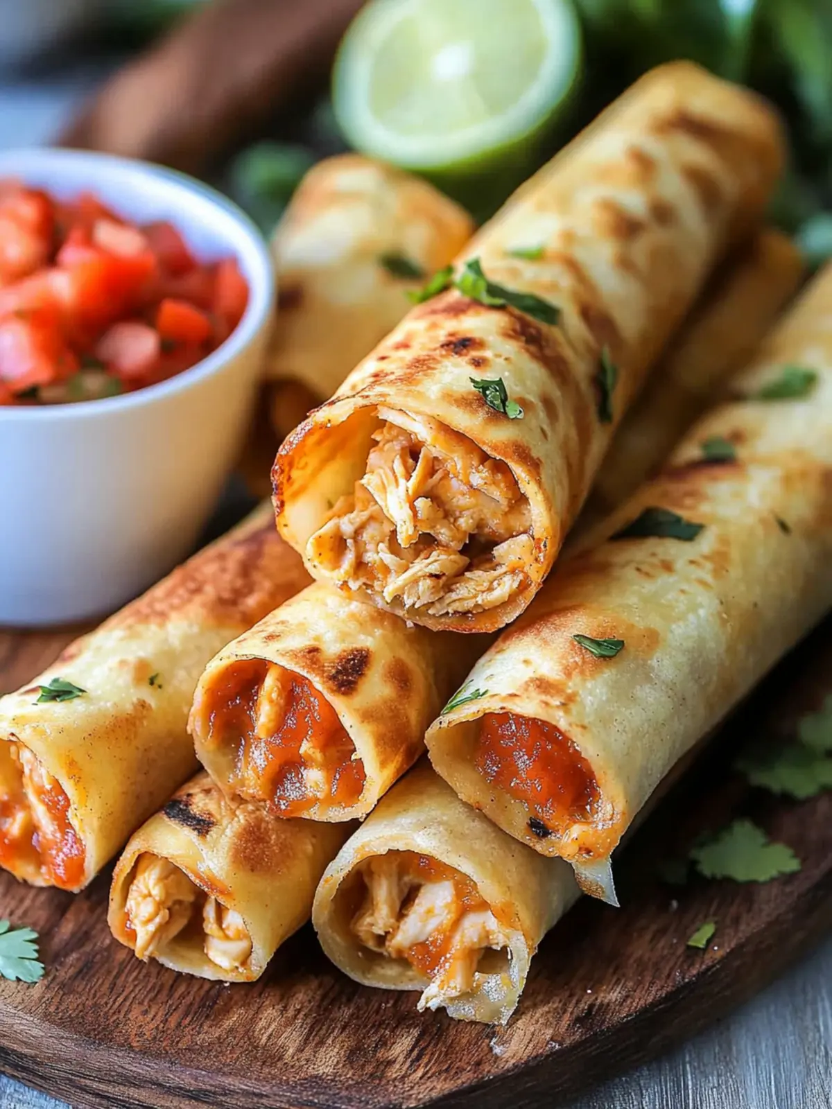 Crispy Chicken Taquitos: Your New Favorite Game Day Snack 4 Crispy Chicken Taquitos