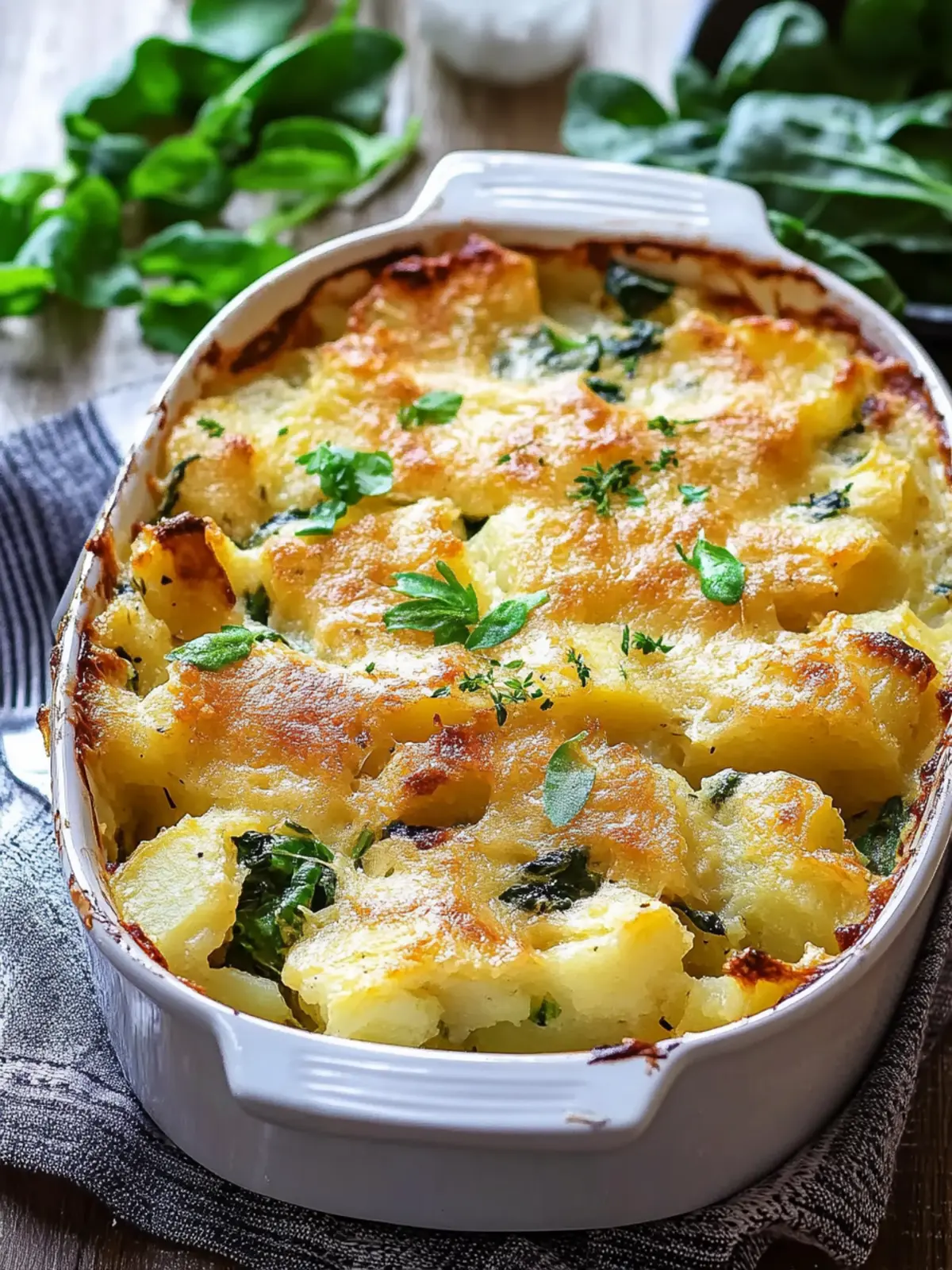 Savory Spinach Potato Casserole That Everyone Will Love 3 Spinach Potato Casserole