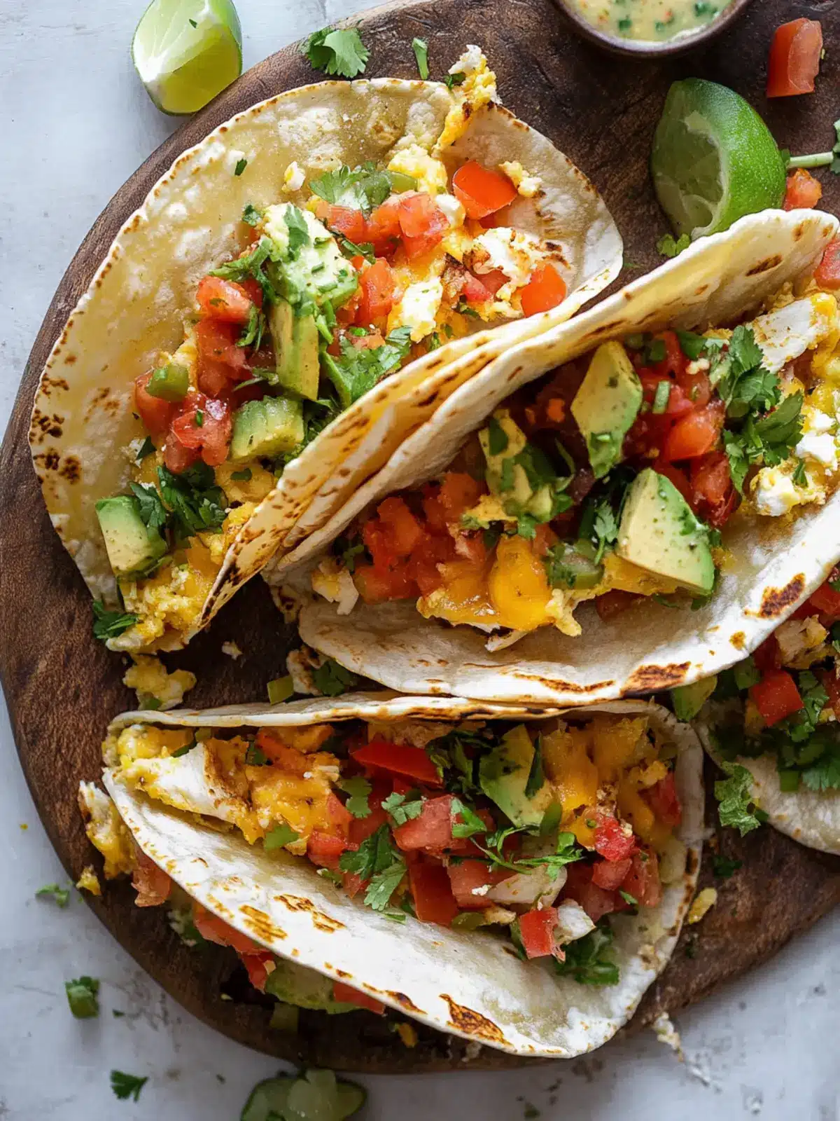 Crispy Cheesy Breakfast Tacos for a Morning Flavor Kick 4 Crispy Cheesy Breakfast Tacos