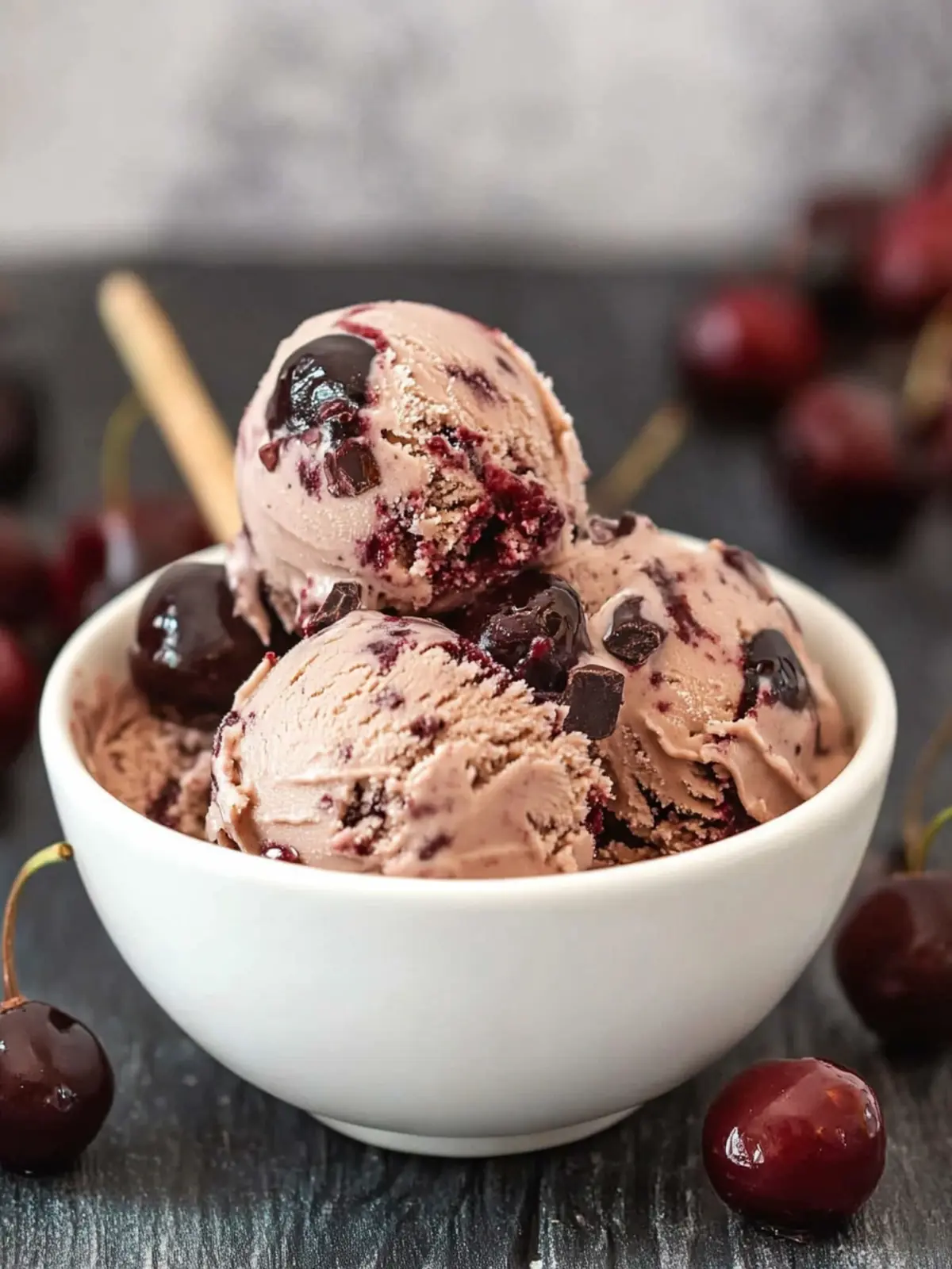 Decadent Black Cherry Chocolate Ice Cream You ll Crave Forever 4 Black Cherry Chocolate Ice Cream