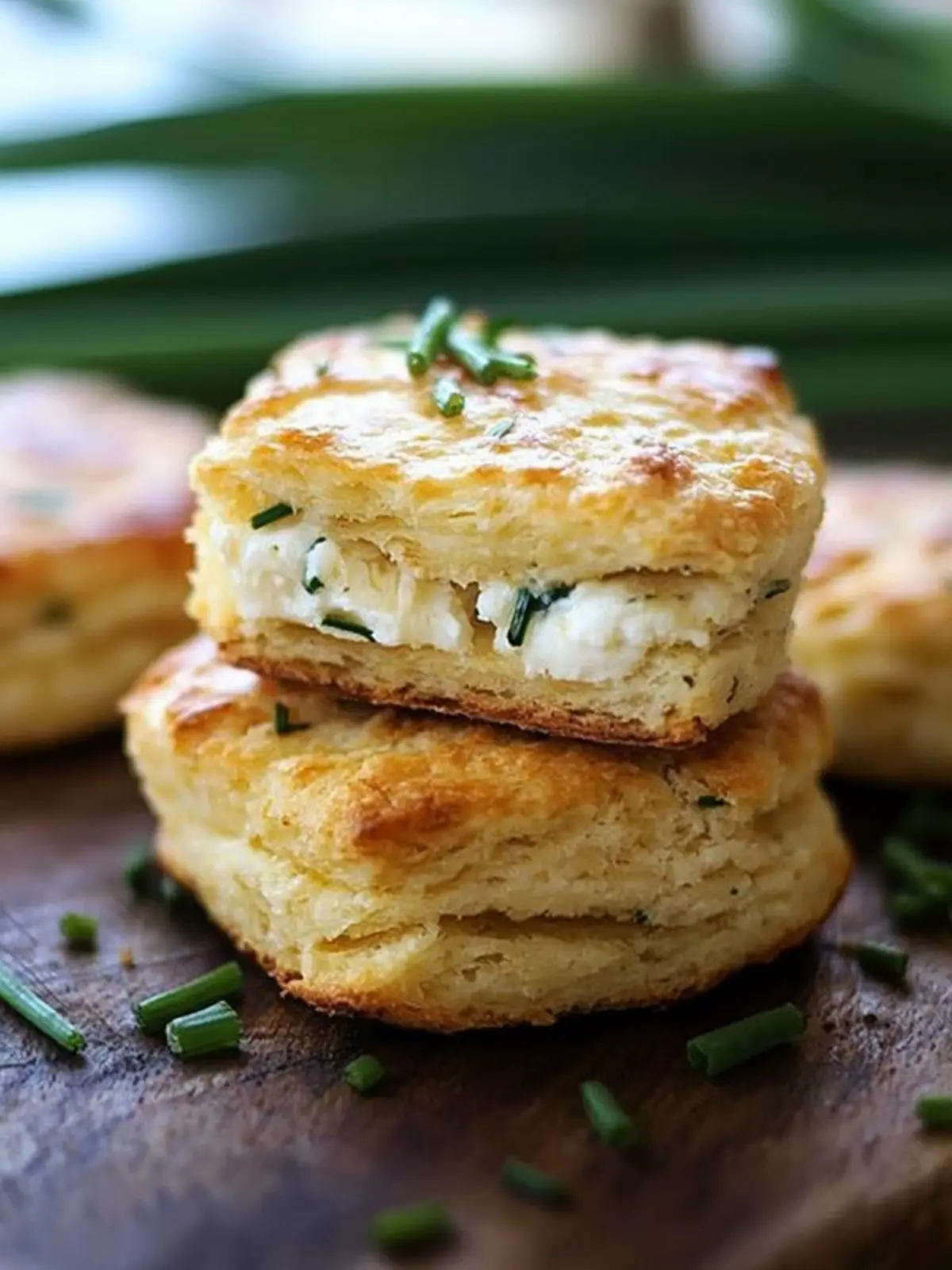 Flaky Goat Cheese and Chive Biscuits You ll Crave Daily 3 Flaky Goat Cheese and Chive Biscuits