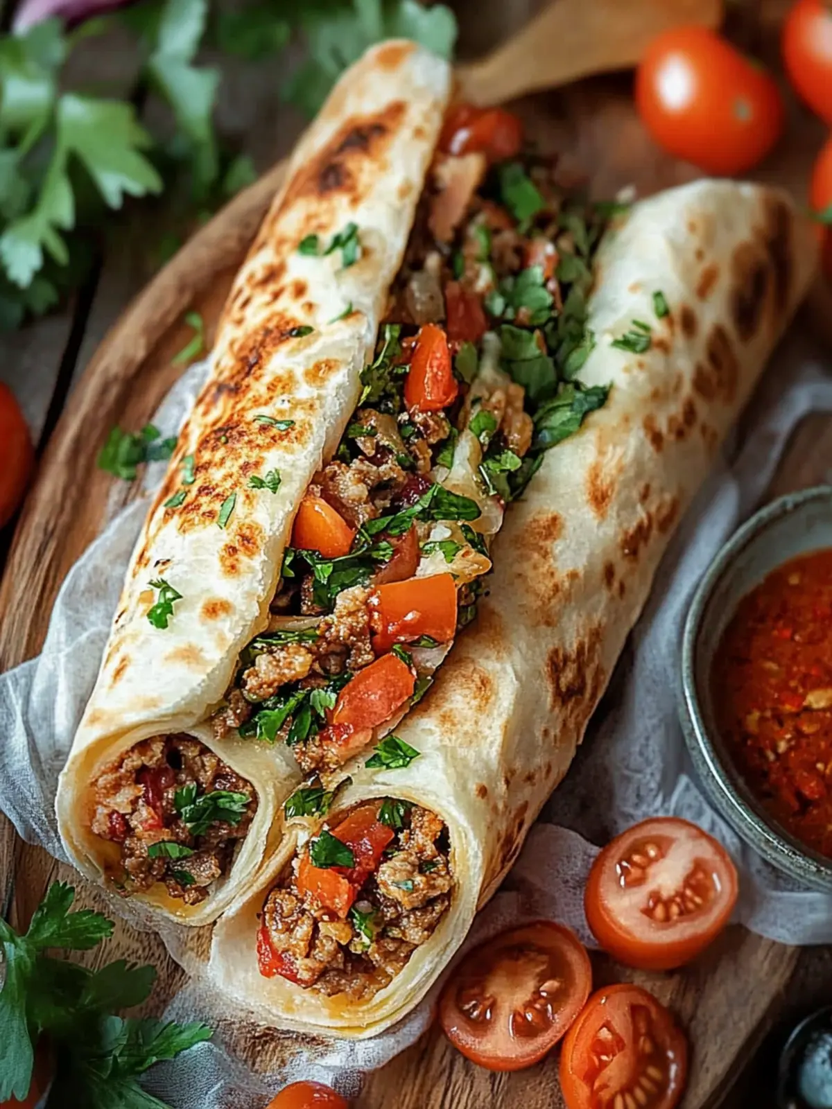 Turkish Tantuni: Quick and Flavor-Packed Beef Wrap Delight 2 Turkish Tantuni