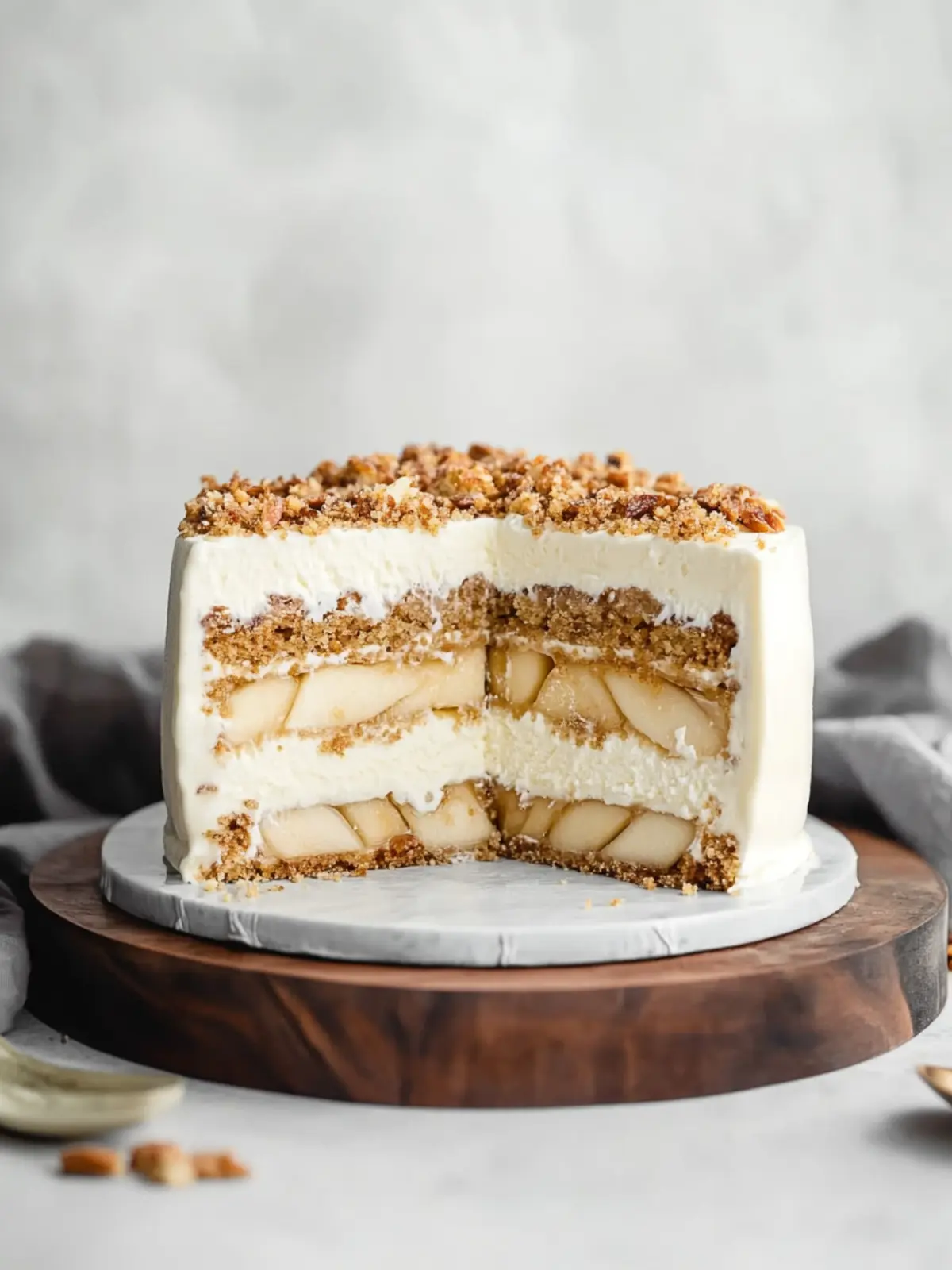 Decadent Apple Crumble Ice Cream Cake: A Cozy Delight 2 Apple Crumble Ice Cream Cake