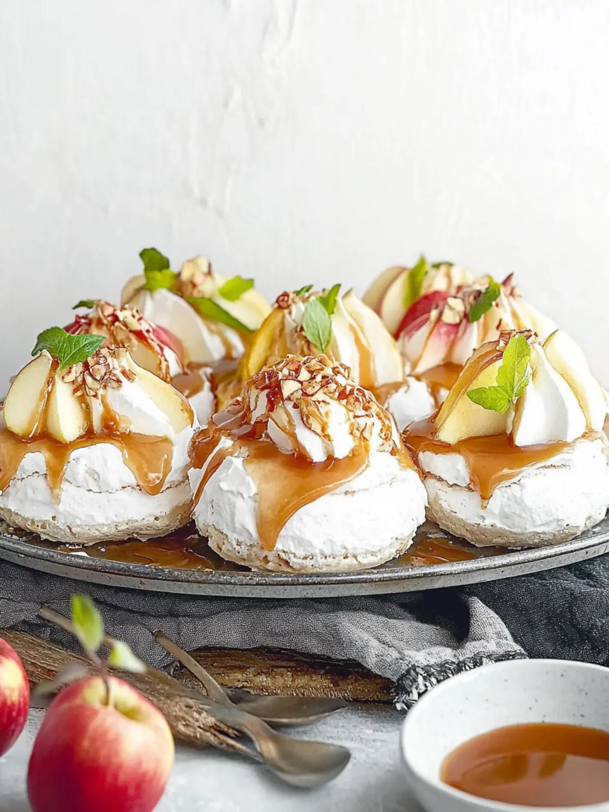 Irresistible Caramel Apple Pavlova for Your Next Gathering 4 Caramel Apple Pavlova