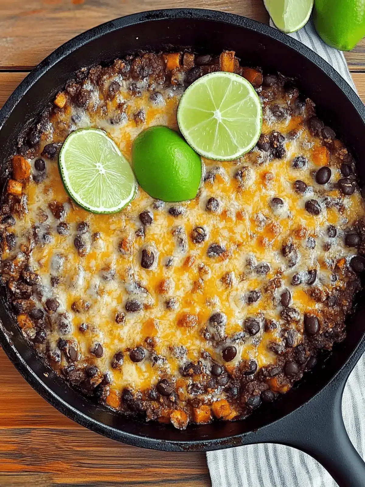 Cheesy Spicy Black Bean Skillet: The Ultimate One-Pan Wonder 4 Cheesy Spicy Black Bean Skillet