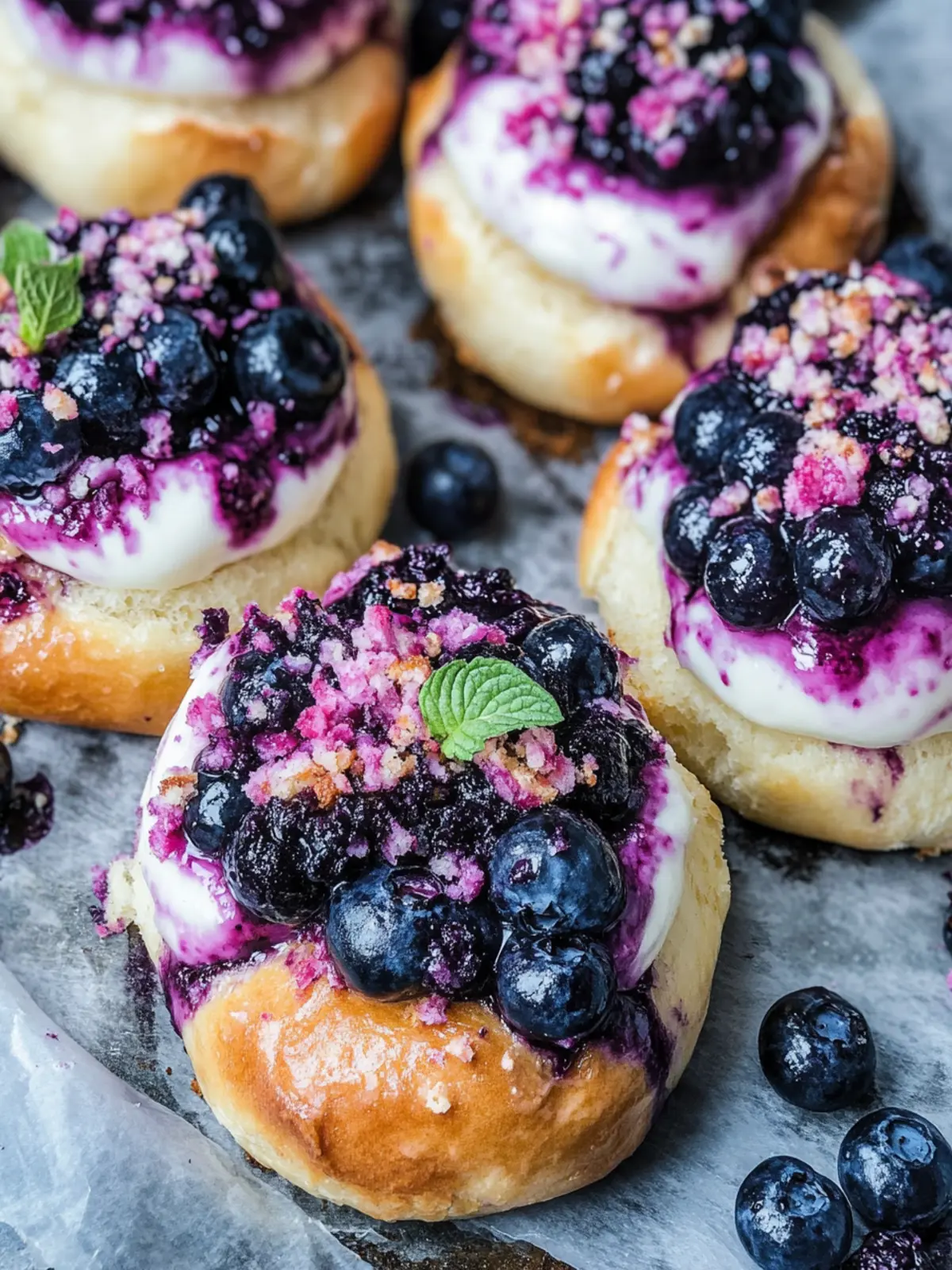 Blueberry Cheesecake Brioche Buns That Will Wow Your Breakfast 3 Blueberry Cheesecake Brioche Buns