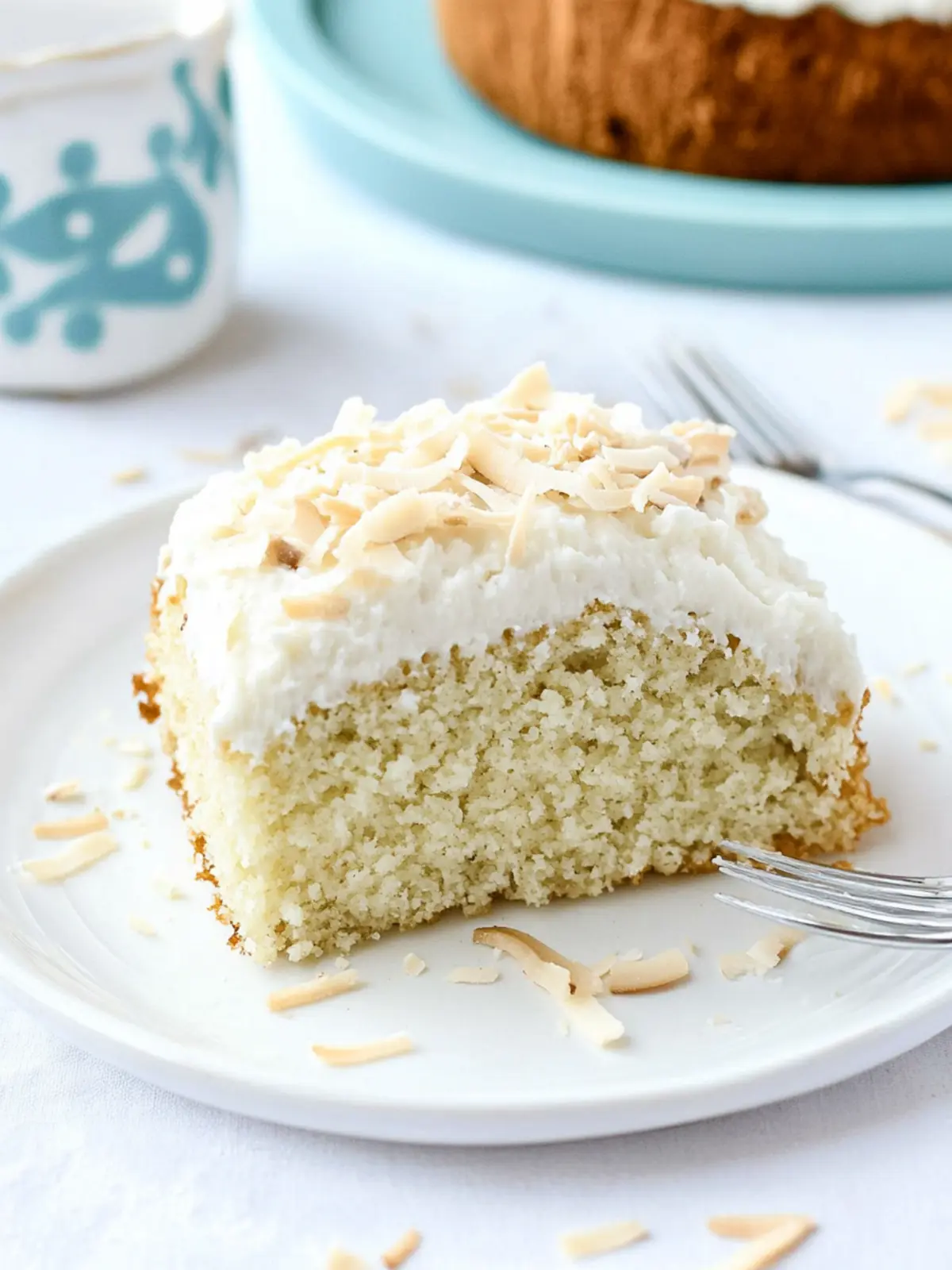 Deliciously Moist Gluten-Free Coconut Cake with Coconut Flour 2 Gluten-Free Coconut Cake with Coconut Flour