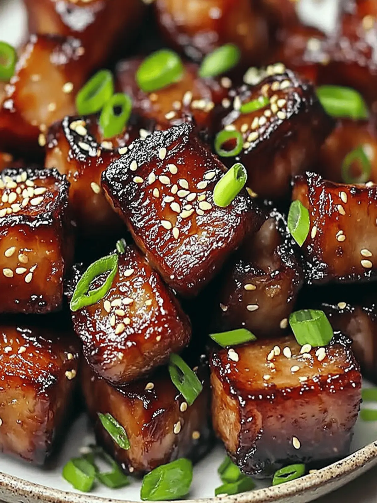 Sticky Gochujang Pork Belly Bites for Flavor Lovers! 4 Sticky Gochujang Pork Belly Bites