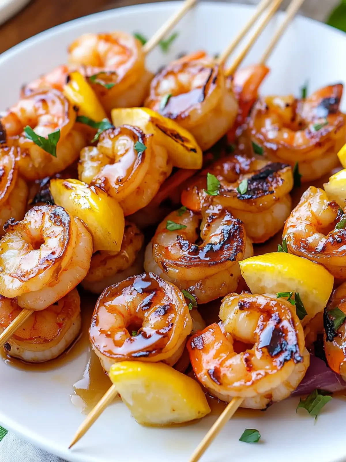 Savor Summer with Hawaiian Honey Shrimp Skewers Delight 2 Hawaiian Honey Shrimp Skewers