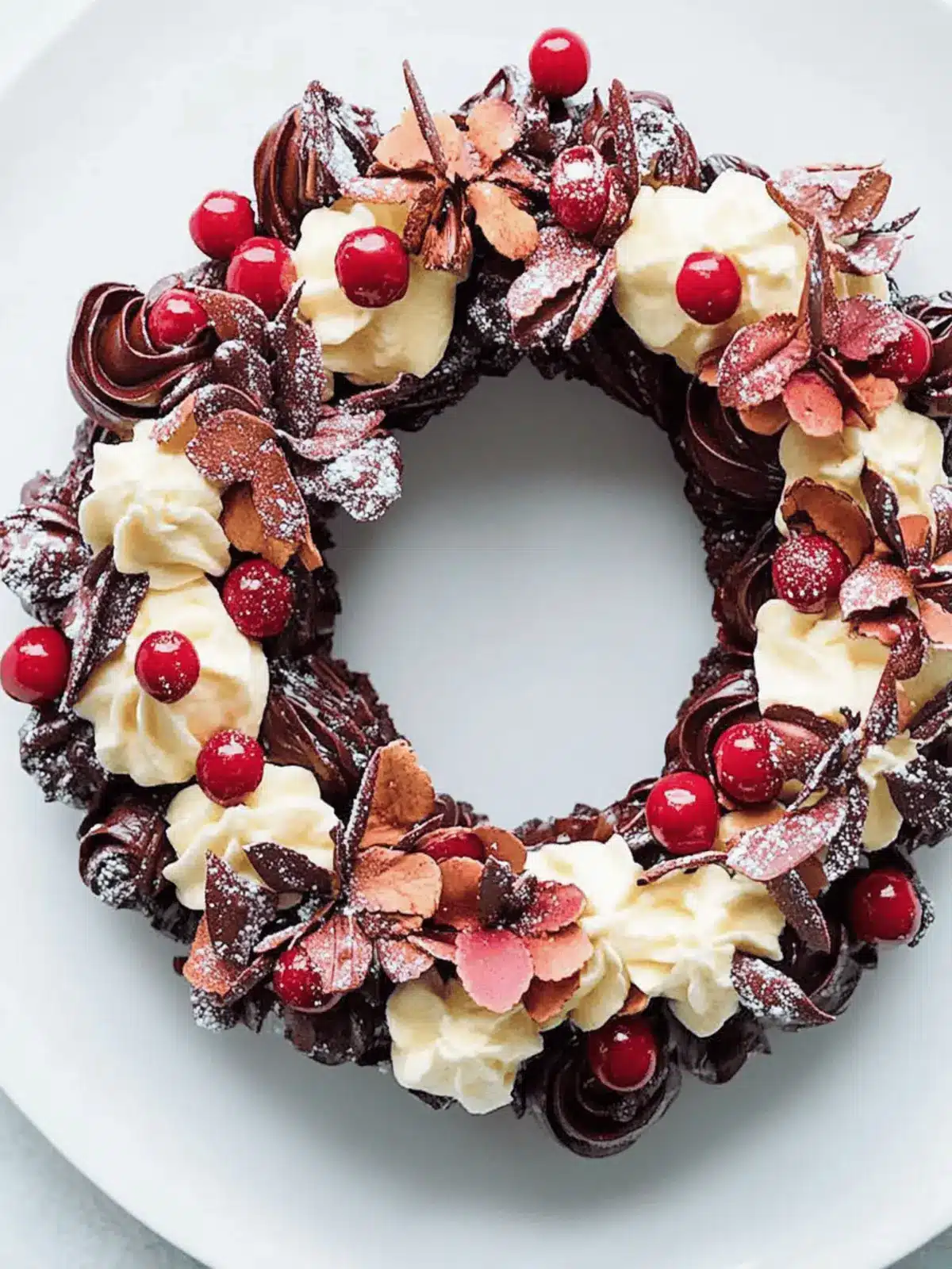 Deliciously Easy Black Forest Wreath for a Stunning Dessert 3 Easy Black Forest wreath