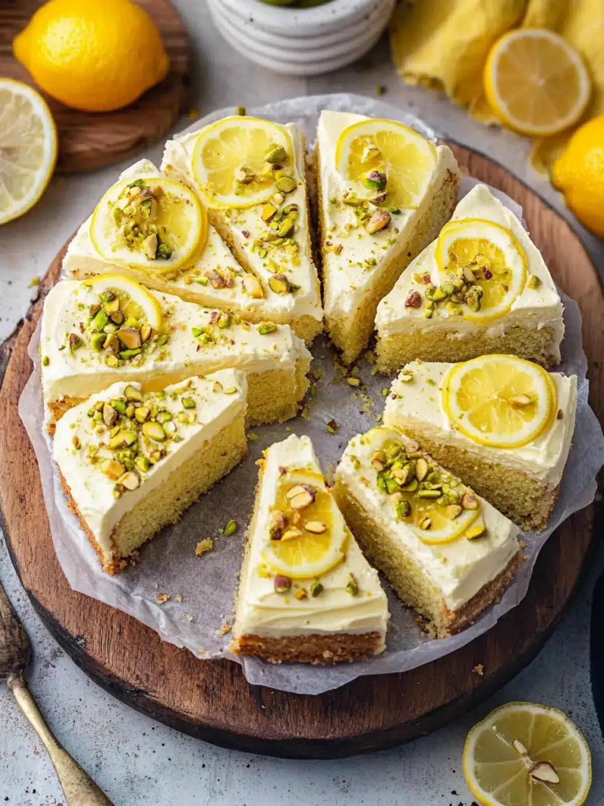 Lemon Pistachio Cake: A Zesty Dessert to Impress Your Guests 2 Lemon Pistachio Cake