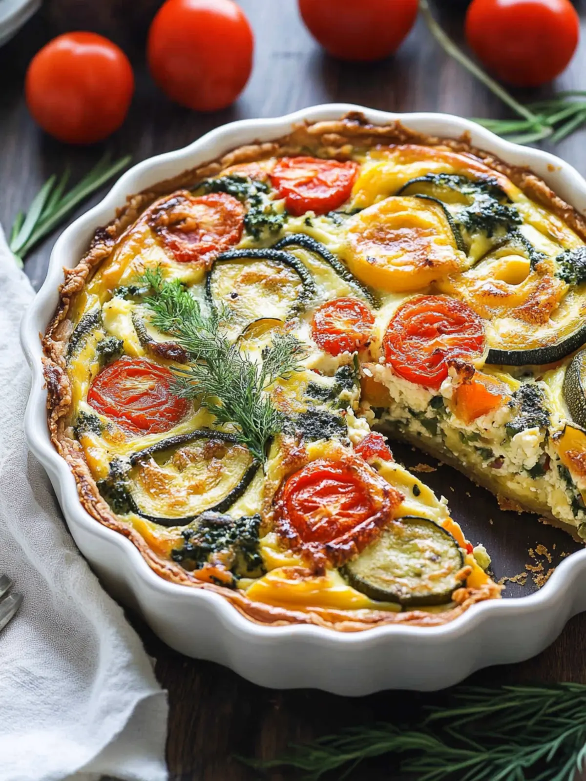 Delicious Crustless Garden Vegetable Quiche for Any Meal 3 Crustless Garden Vegetable Quiche