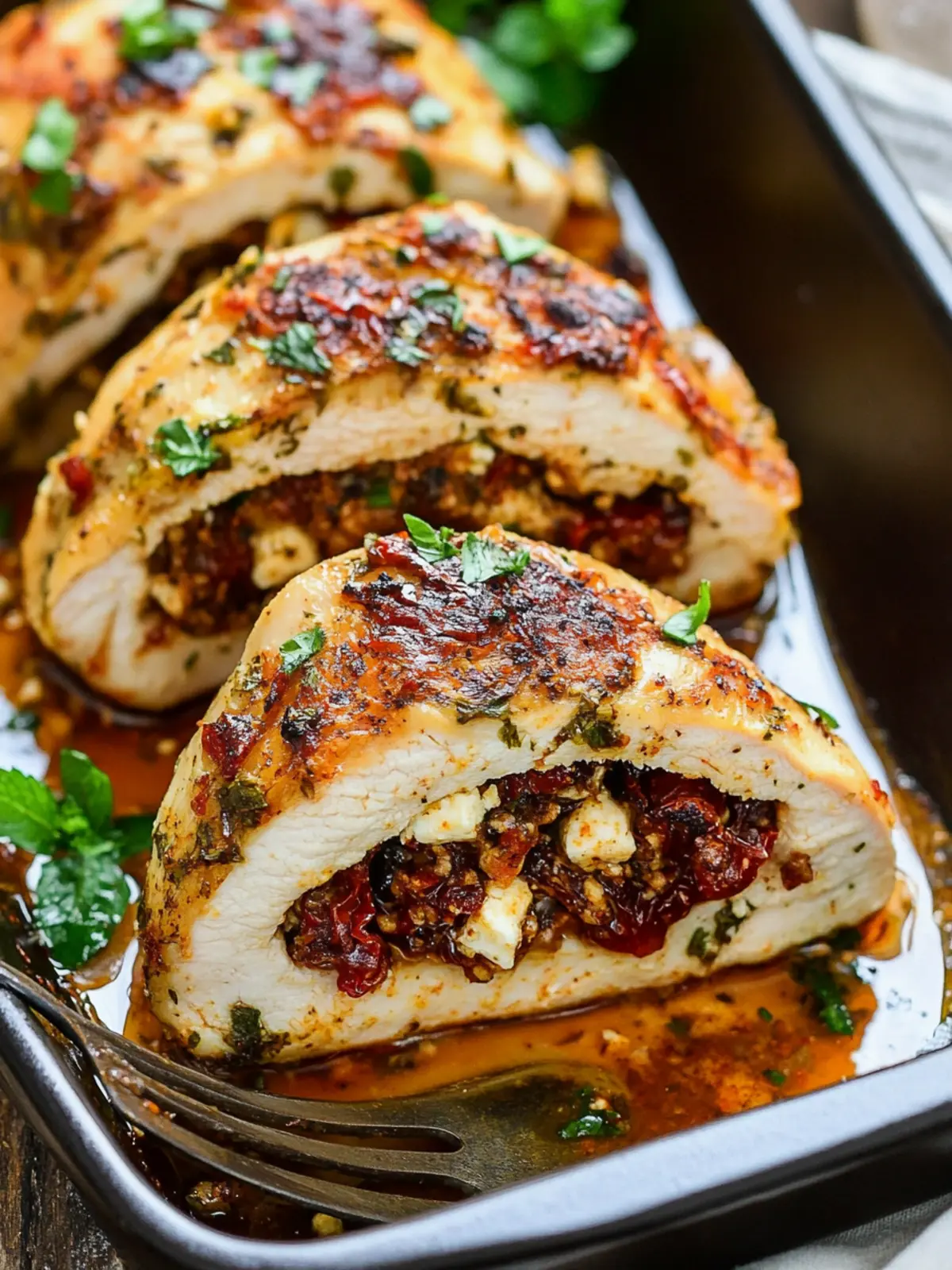 Sun Dried Tomato Feta Stuffed Chicken for Flavor Lovers 4 Sun Dried Tomato Feta Stuffed Chicken