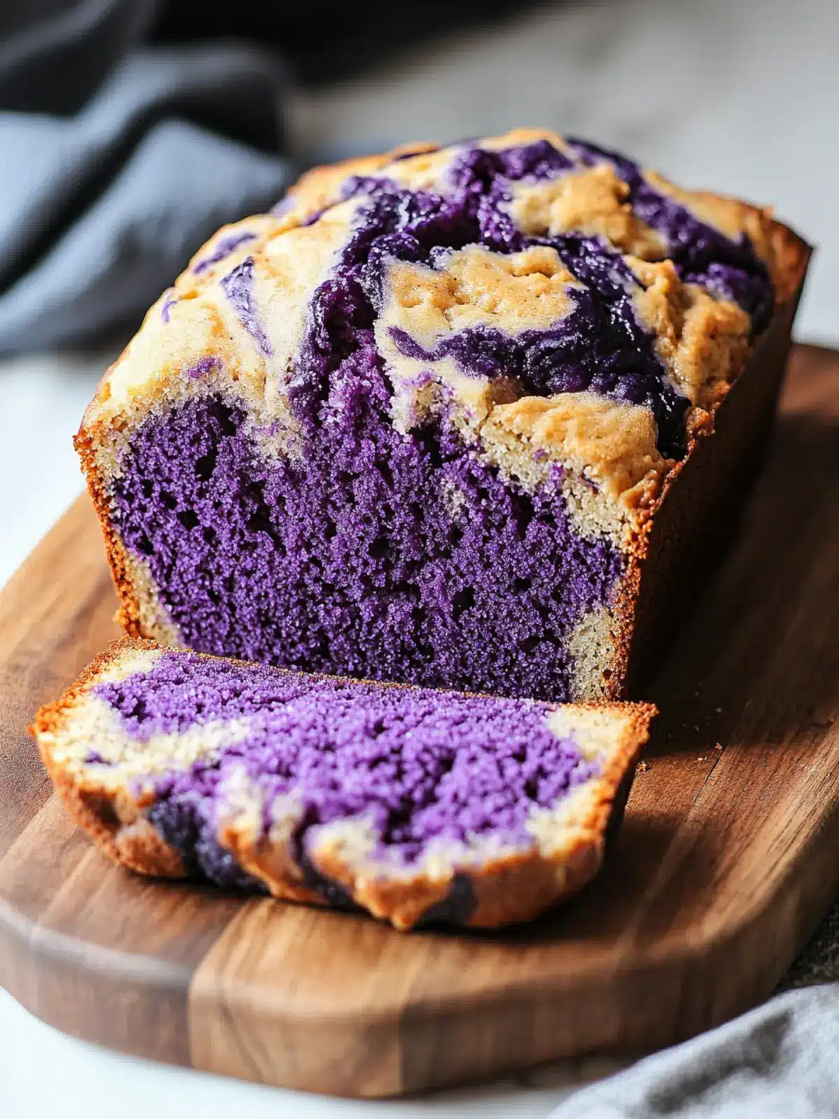 Irresistibly Moist Marbled Ube Banana Bread Recipe 2 Marbled Ube Banana Bread